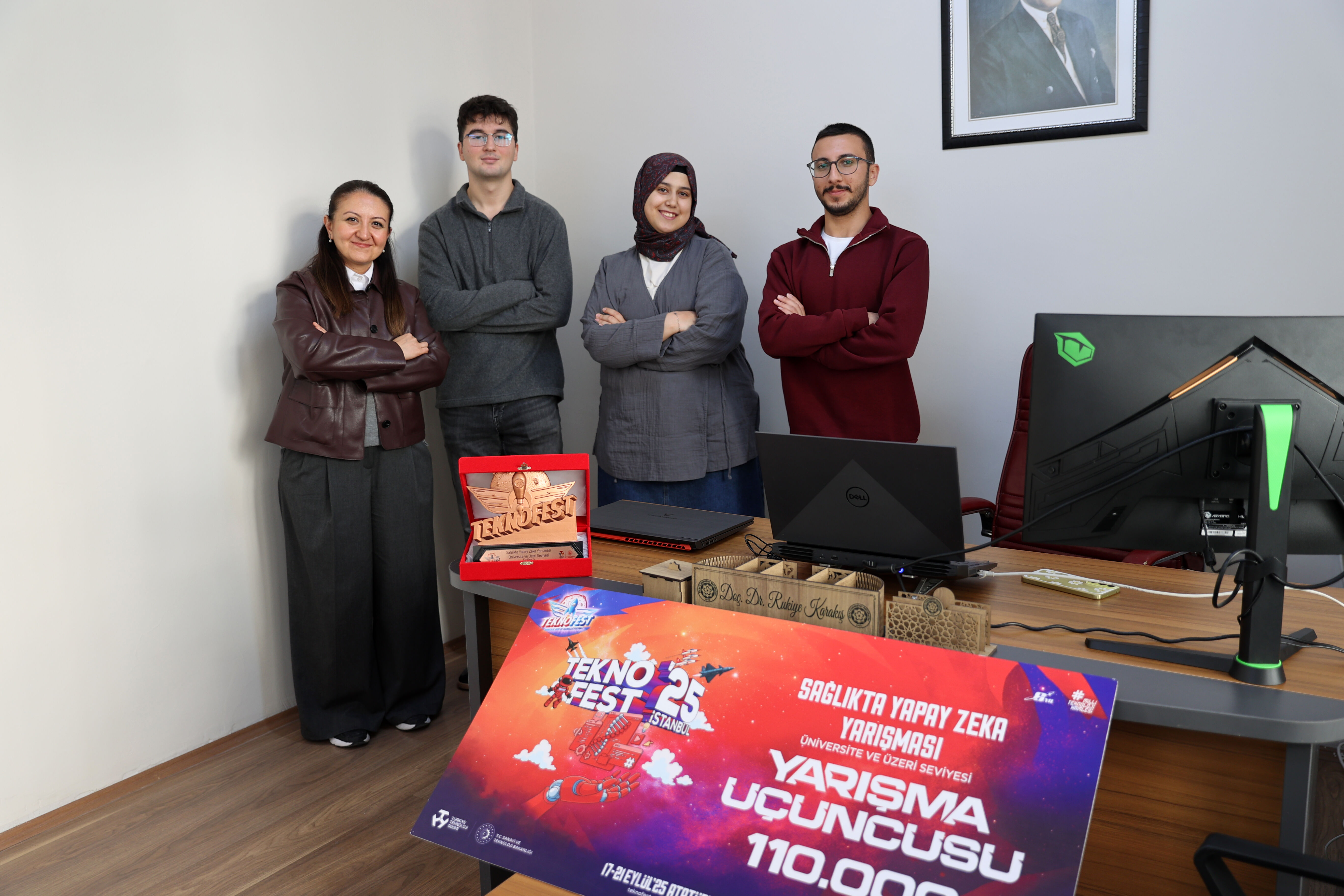 Yapay zekayla inmeyi erken teşhis etmeyi hedefleyen proje TEKNOFEST'te üçüncü oldu