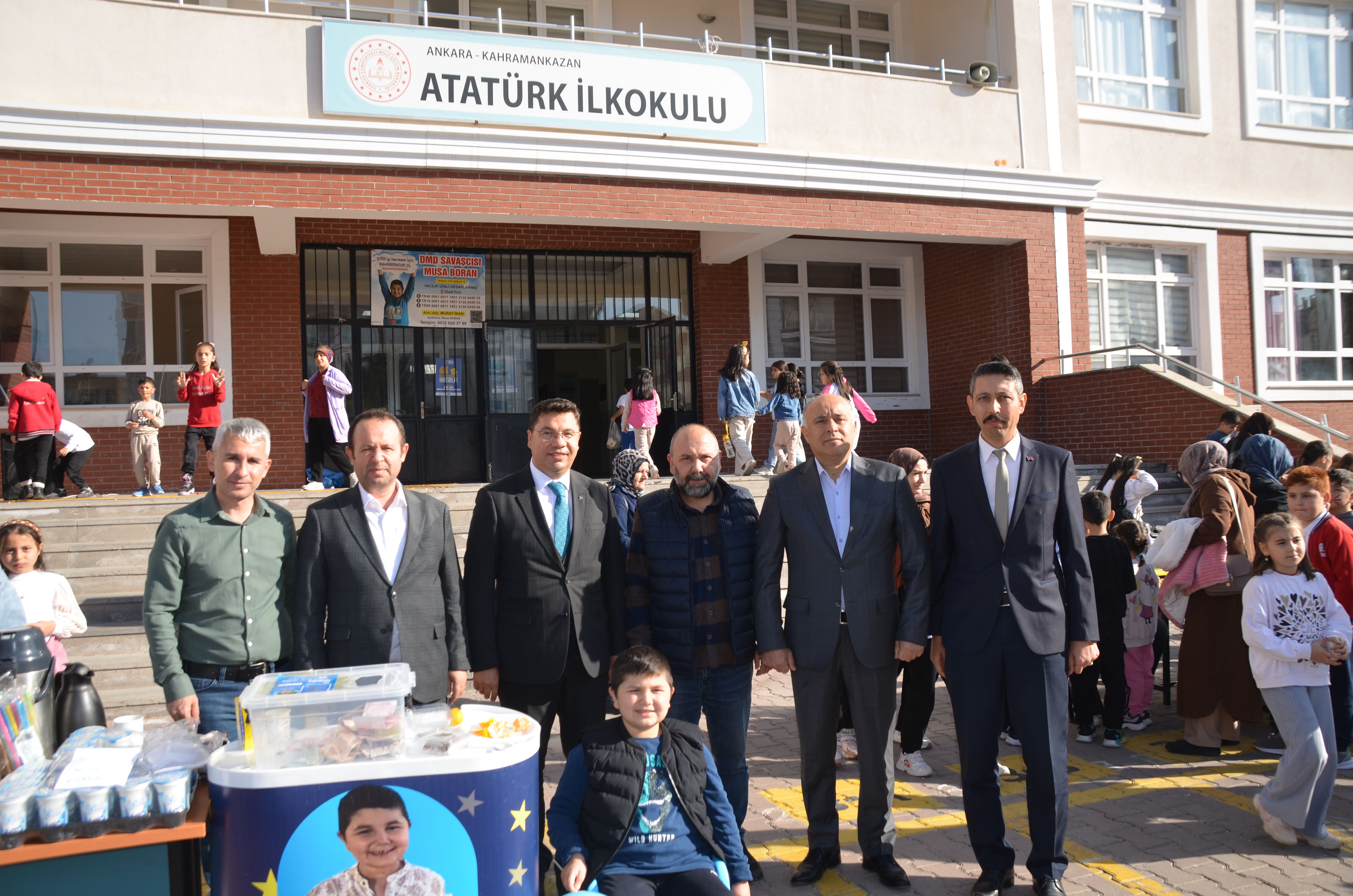 Kahramankazan'da DMD hastası çocuk için kermes düzenlendi