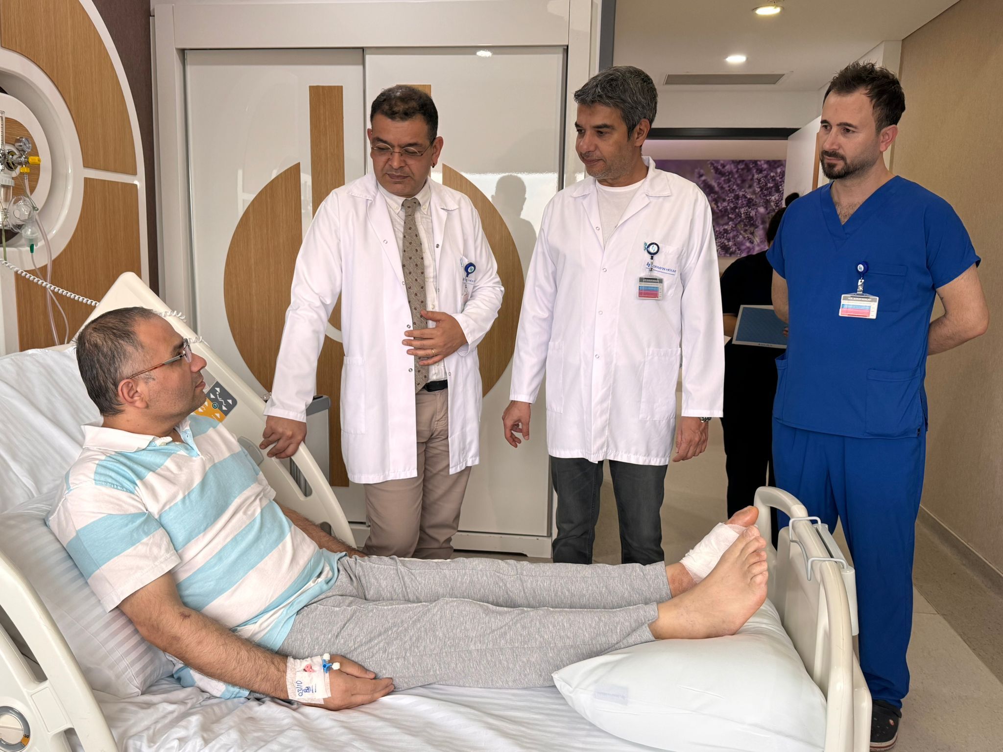 Diyabet hastasının ayağı multidisipliner tedaviyle amputasyondan kurtarıldı