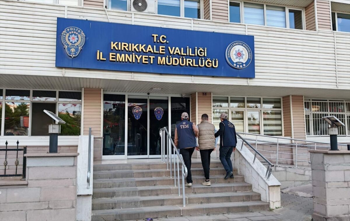 Kırıkkale'de terör örgütü DEAŞ'a yönelik operasyonda 1 şüpheli yakalandı