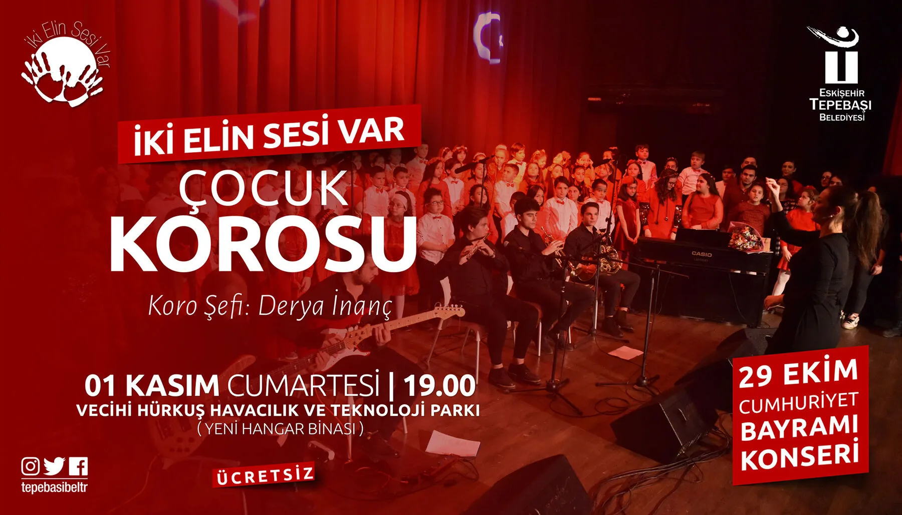 Çocuk Korosu’ndan  Cumhuriyet konseri