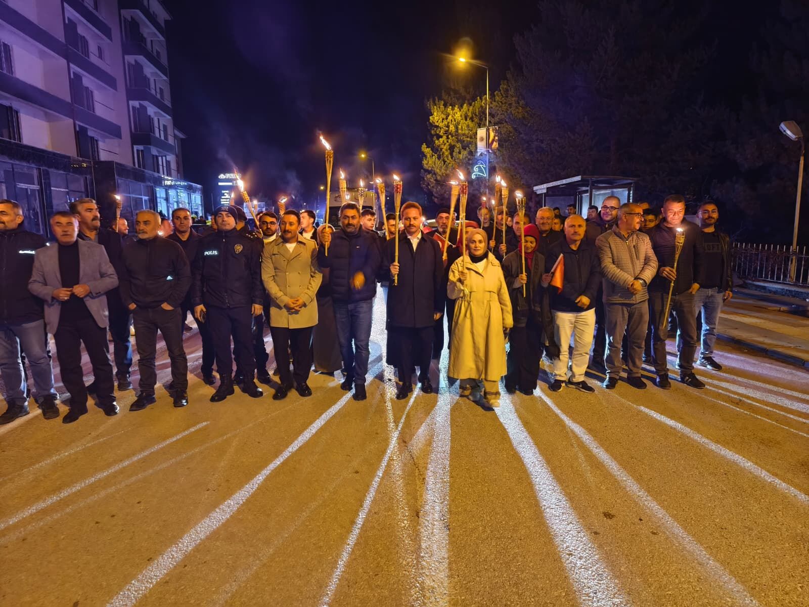 Orta'da fener alayı yürüyüşü gerçekleştirildi