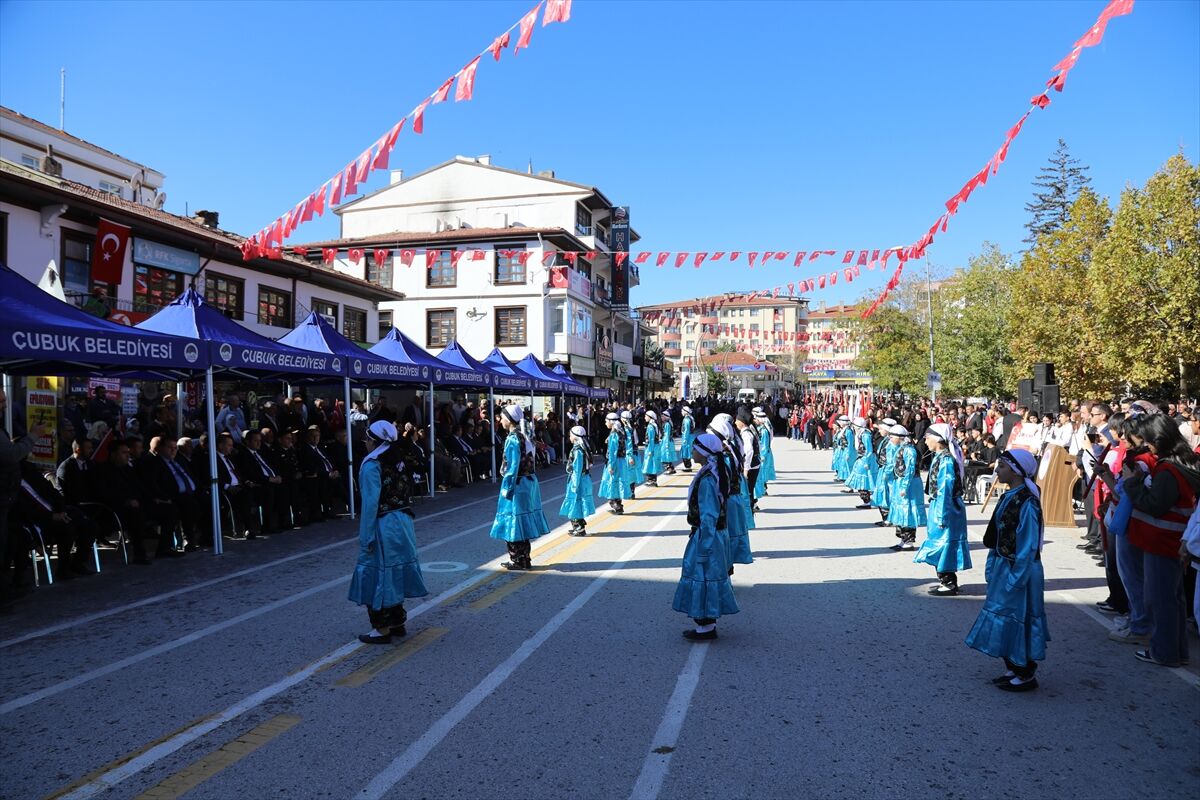 Çubuk ilçesinde Cumhuriyet'in 102. yılı kutlandı