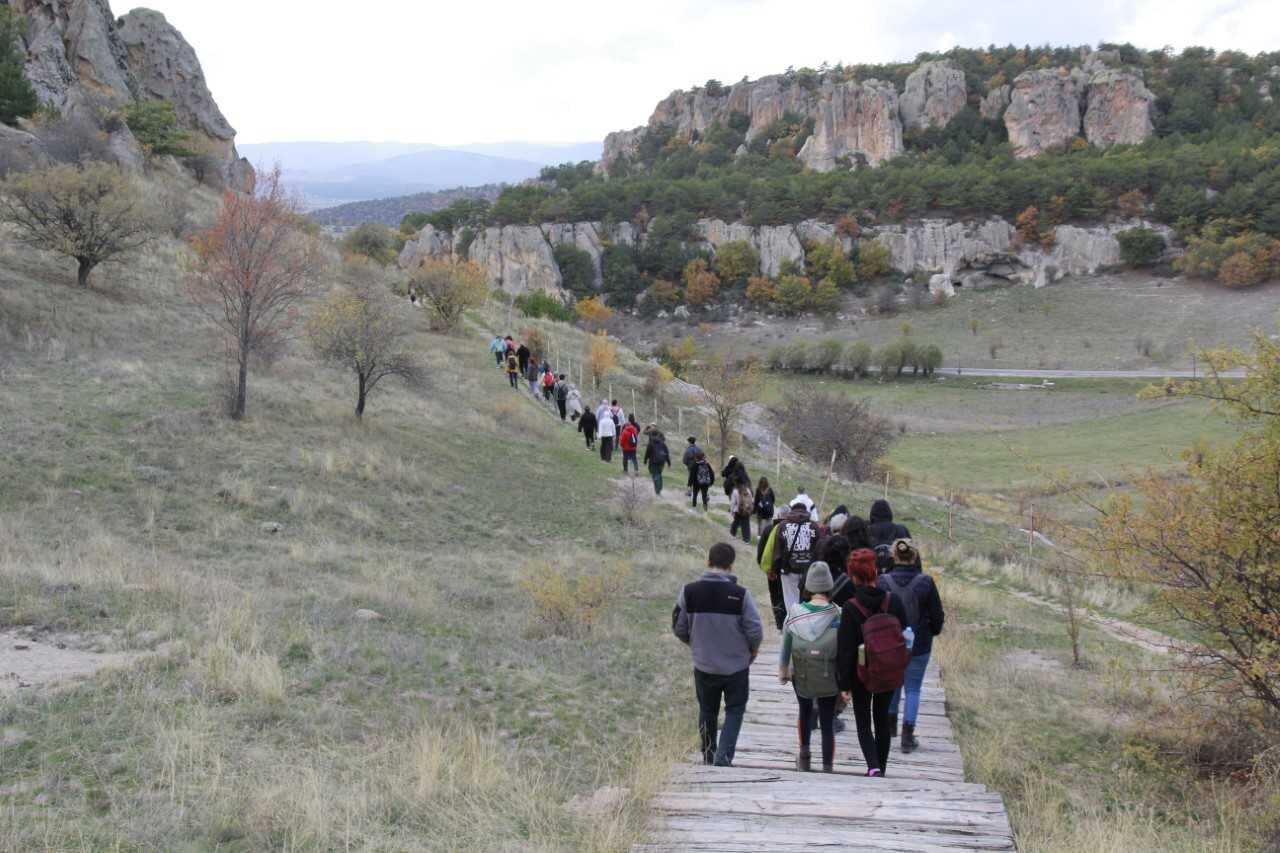 Anadolu Üniversitesi'nden Yazılıkaya Doğa Yürüyüşü