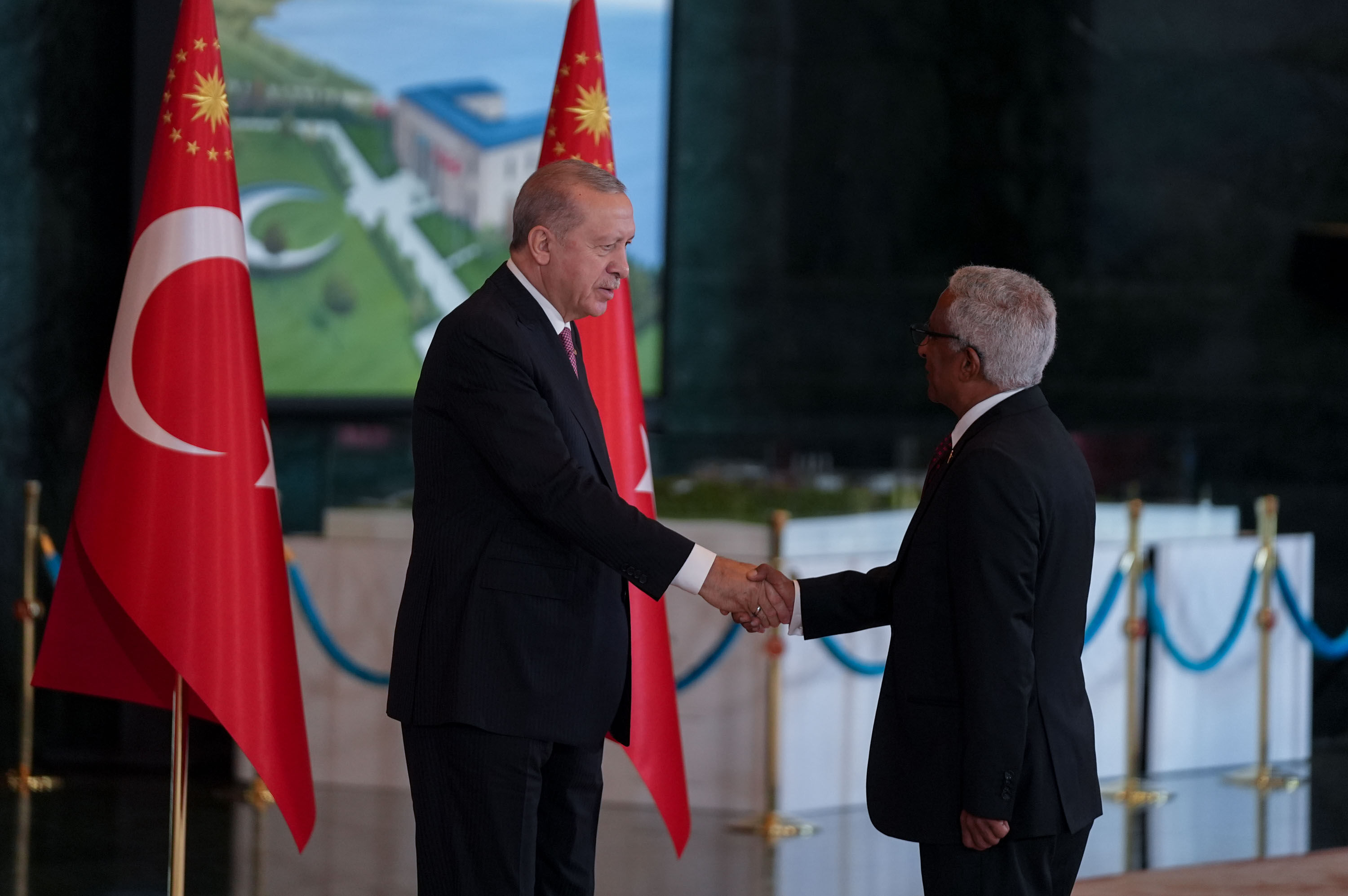 Cumhurbaşkanı Erdoğan, 29 Ekim Cumhuriyet Bayramı tebriklerini kabul etti