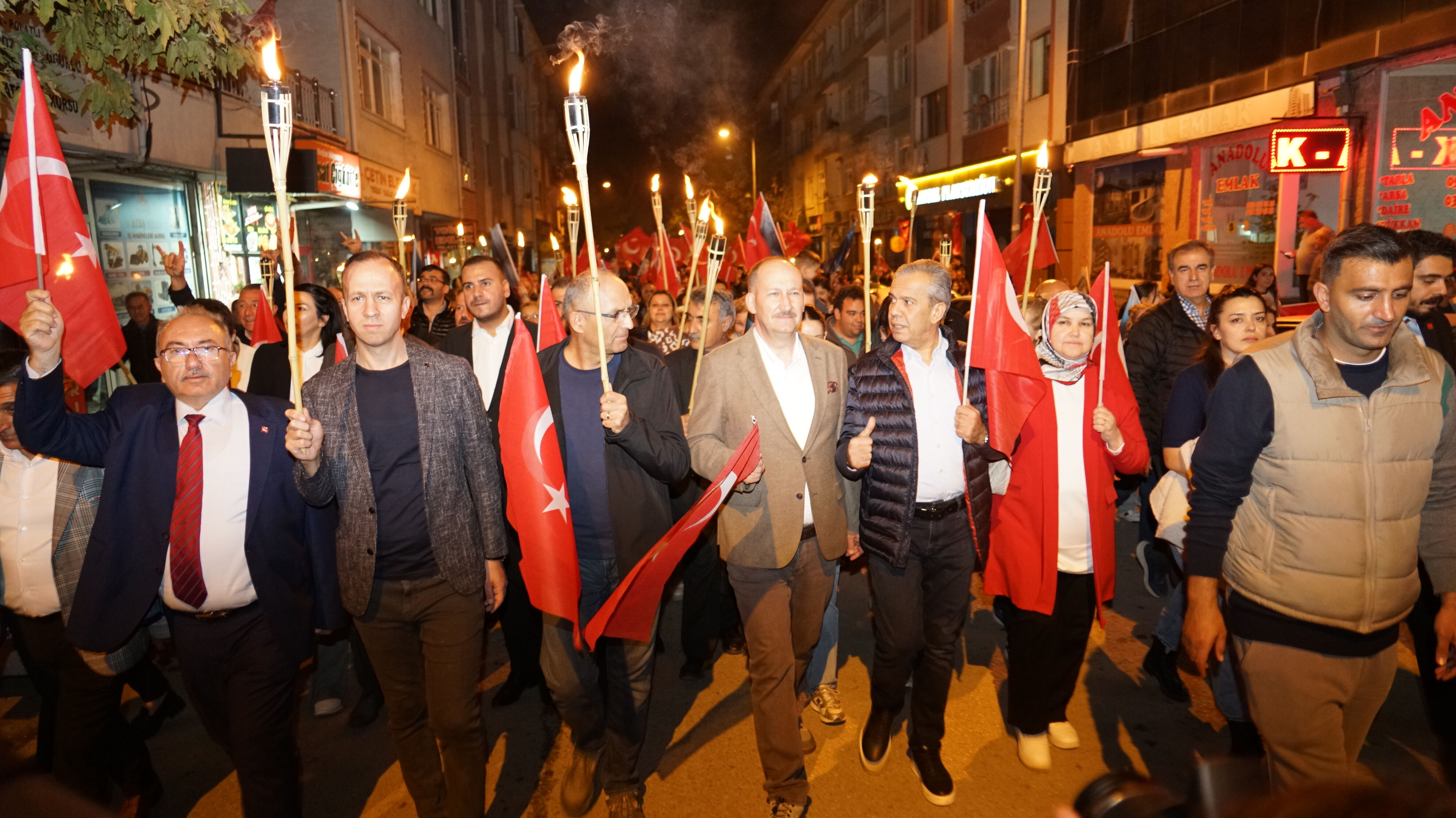 Polatlı'da Cumhuriyete Saygı Yürüyüşü düzenlendi