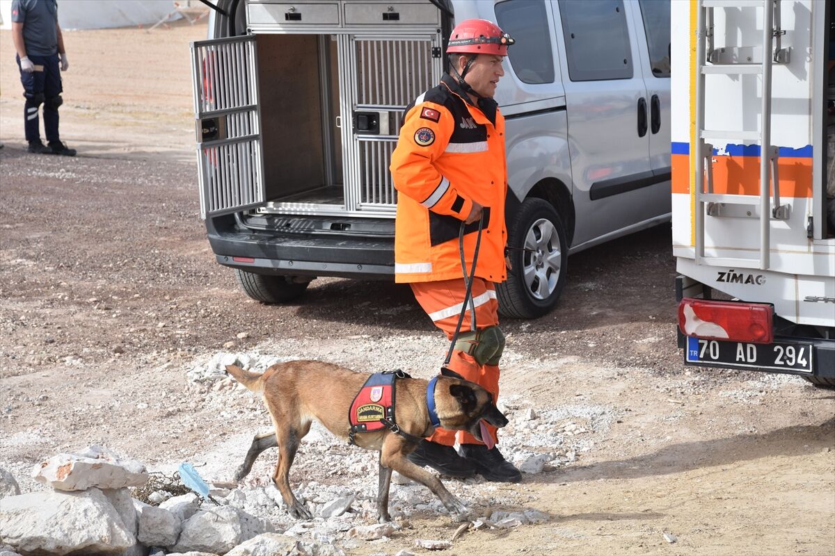 Karaman'da Türkiye Afet Müdahale Planı kapsamında tatbikat yapıldı