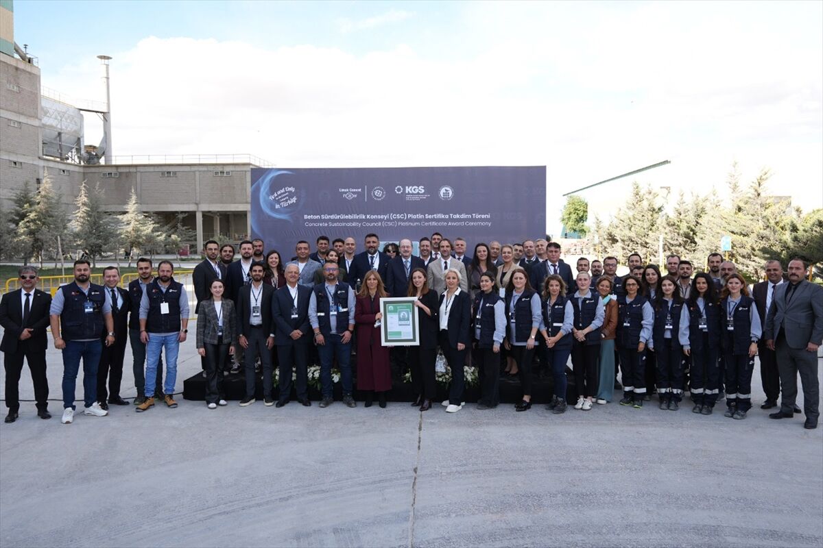 Limak Çimento'nun Anka Fabrikası CSC Platinum Sertifikası aldı