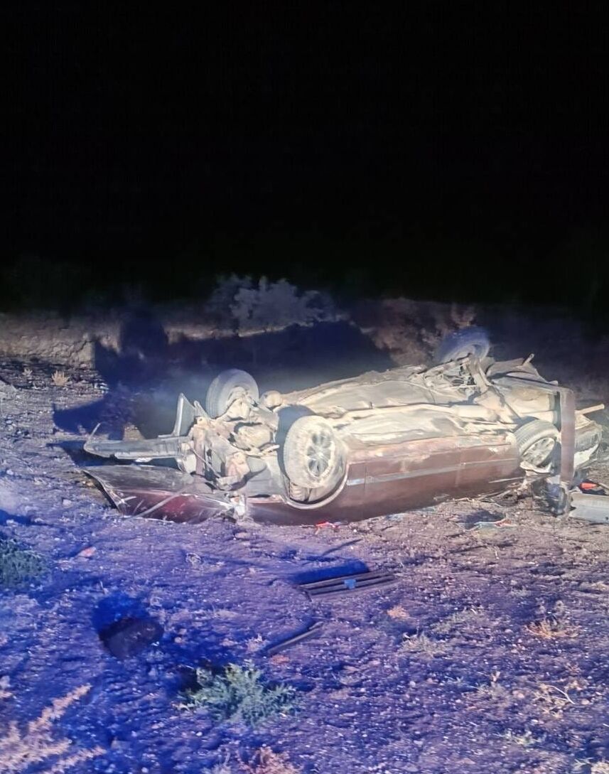 Çankırı'da şarampole devrilen otomobildeki 4 kişi yaralandı