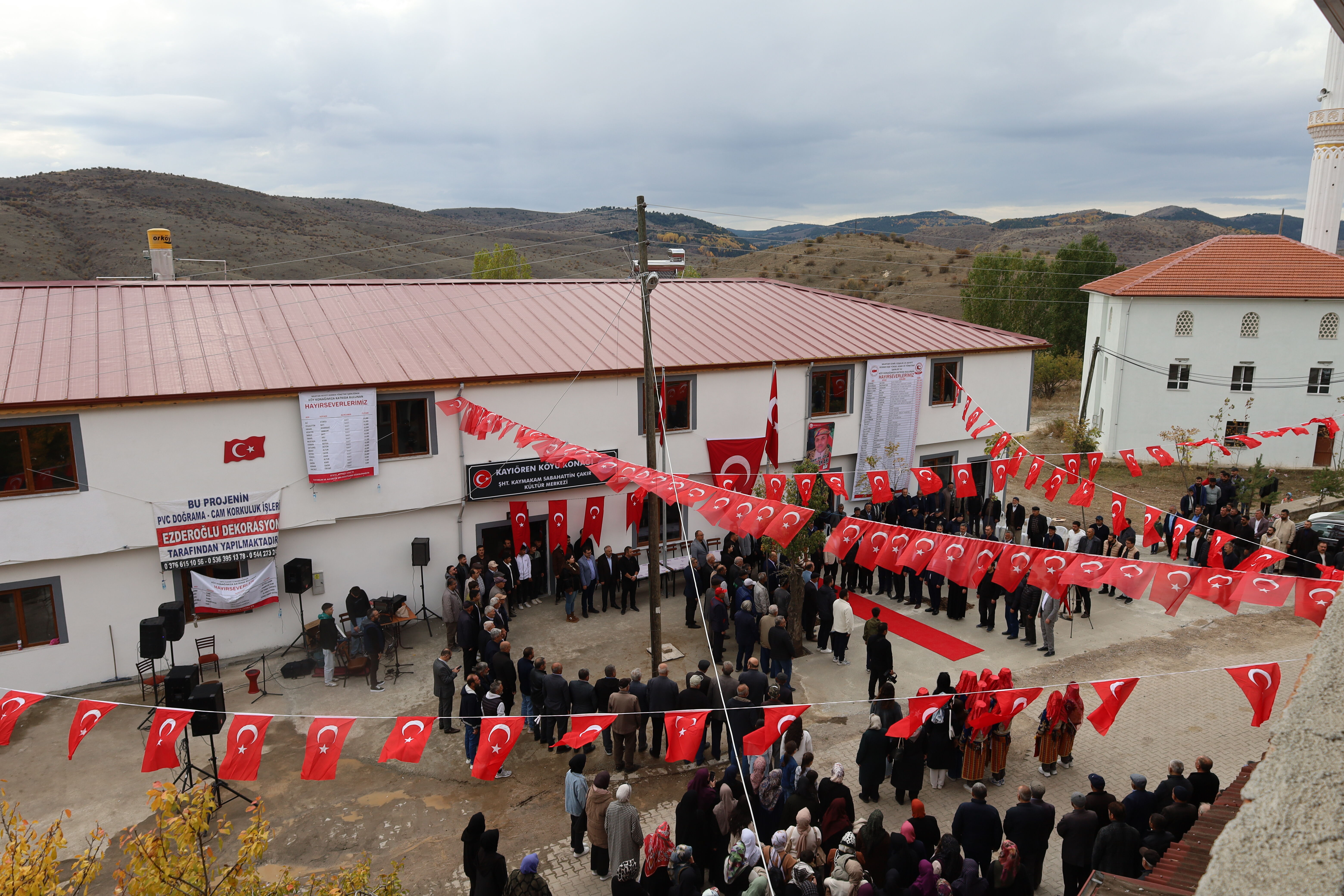 Kayıören köy konağı törenle açıldı