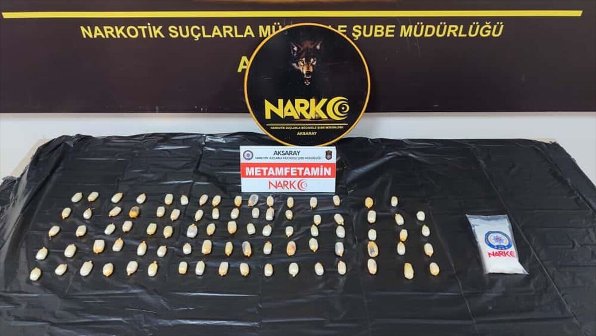 Aksaray'da midesinde uyuşturucu bulunan yabancı uyruklu şüpheli tutuklandı