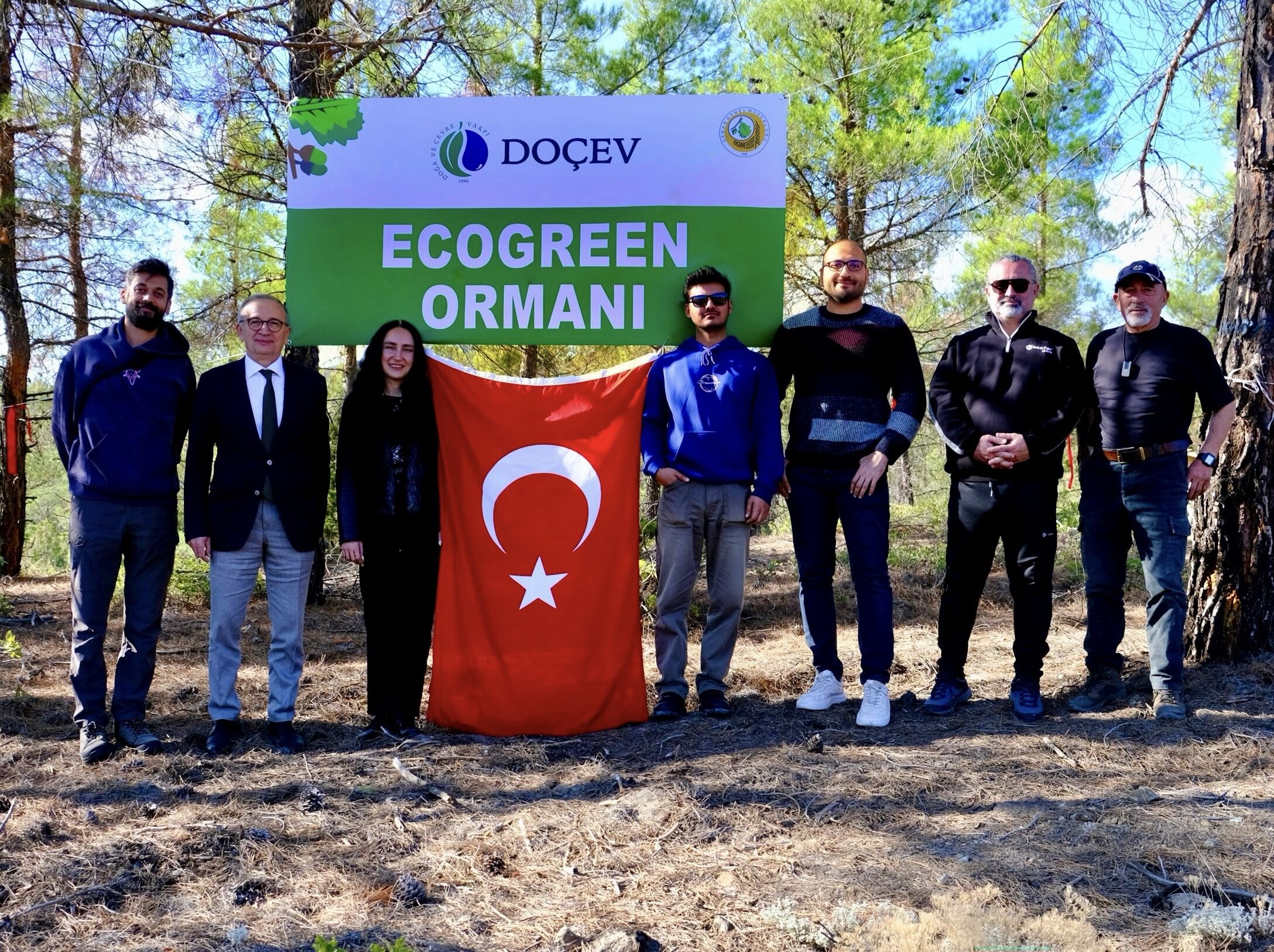 Ecogreen Enerji Denizli'de 2 bin fidanlık ormanı doğaya kazandırdı