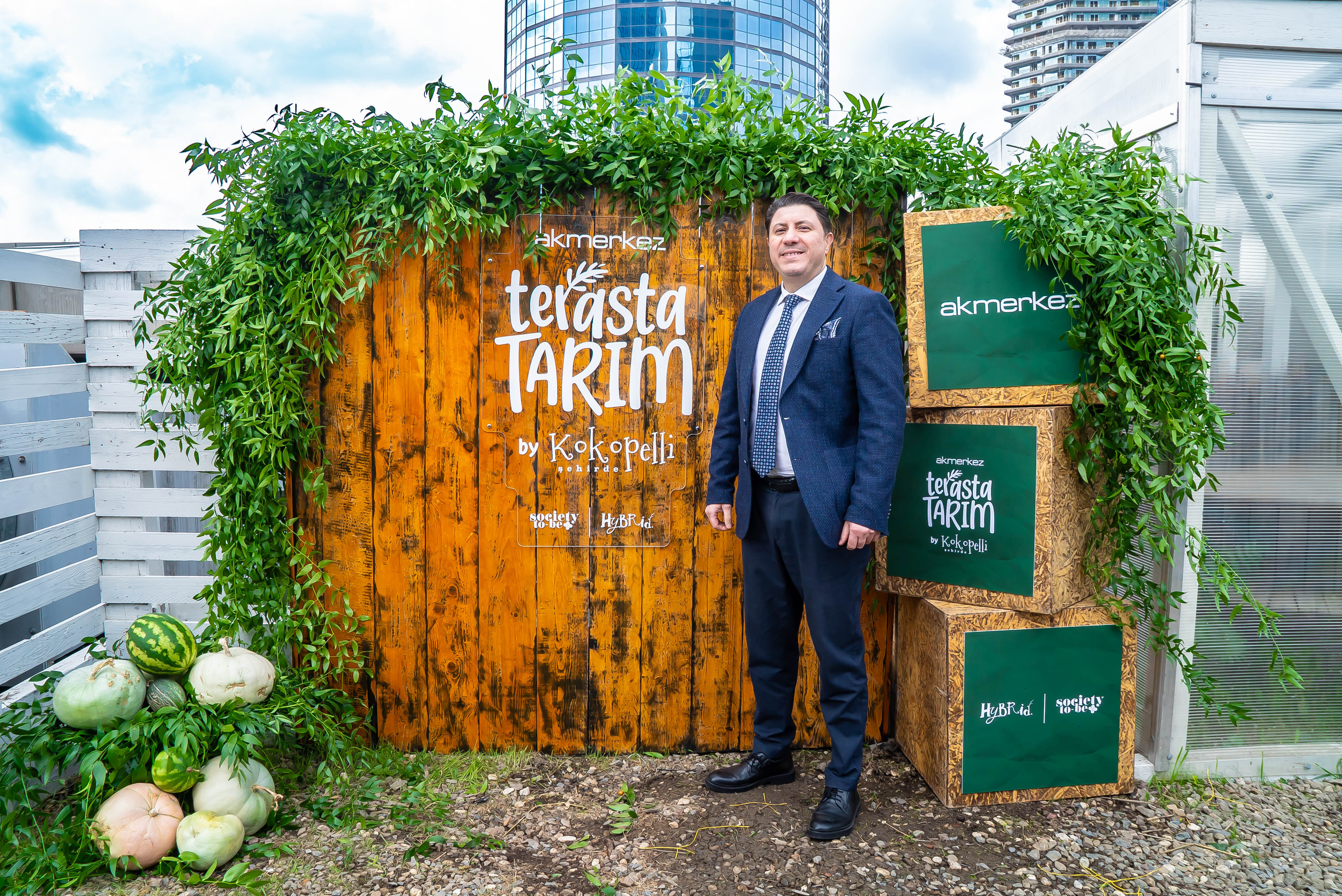 Akmerkez 'Terasta Tarım' projesinin yeni dönemini tanıttı