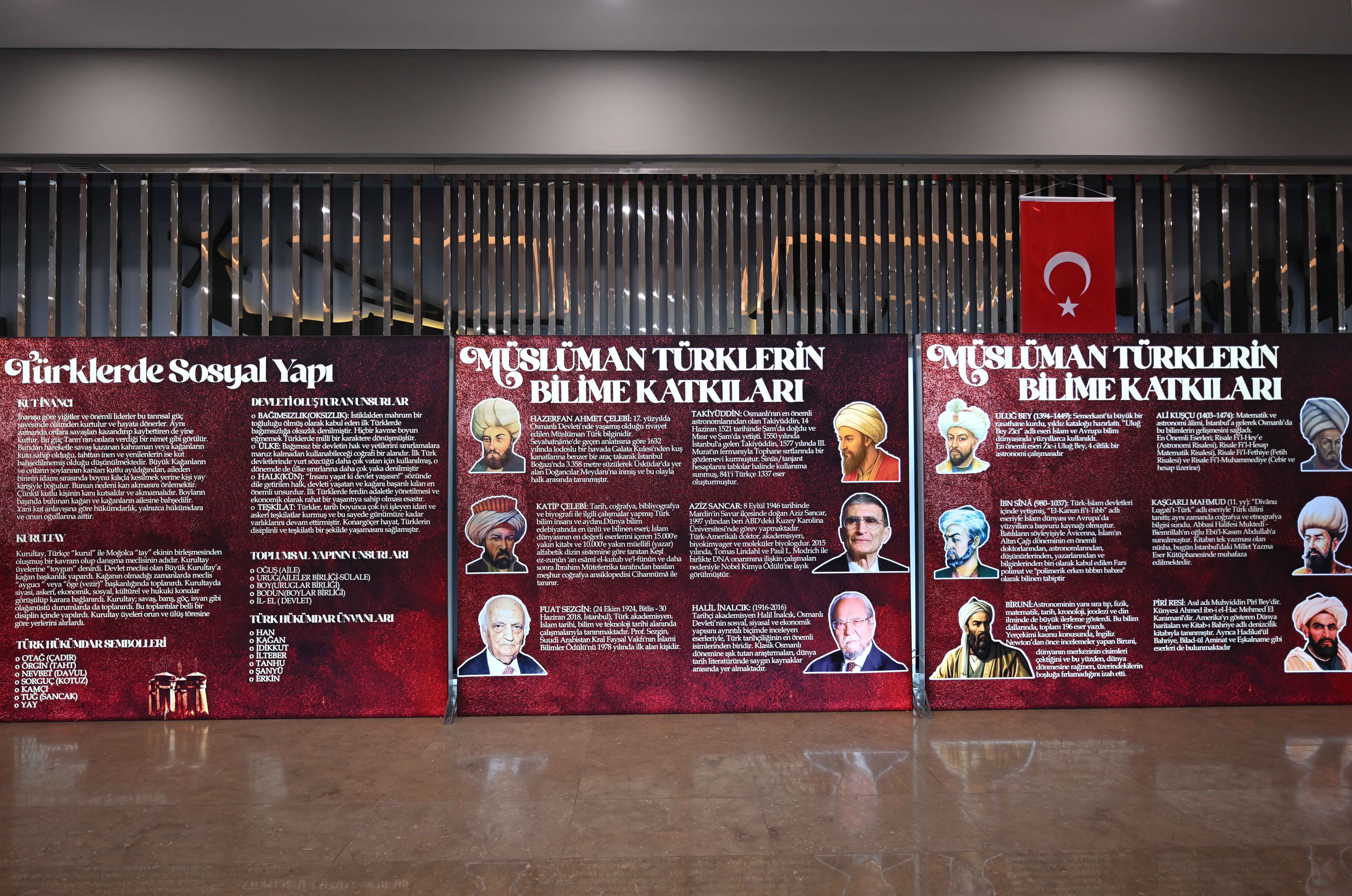 Başkentte Türk-İslam medeniyetine ışık tutan 'Kırmızı Çehreliler' sergisi açıldı
