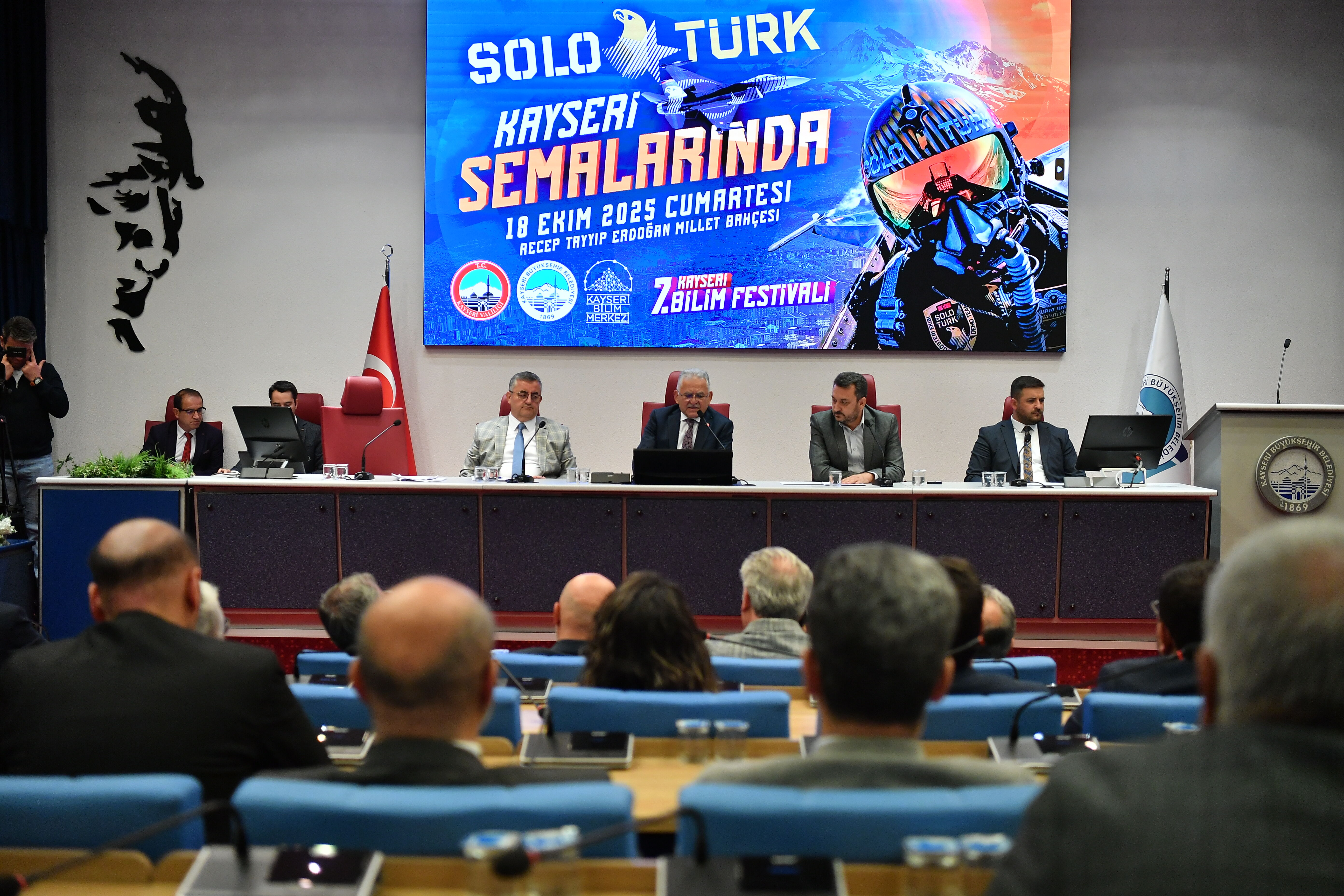 Kayseri Büyükşehir Belediyesi ekim ayı meclis toplantısı yapıldı