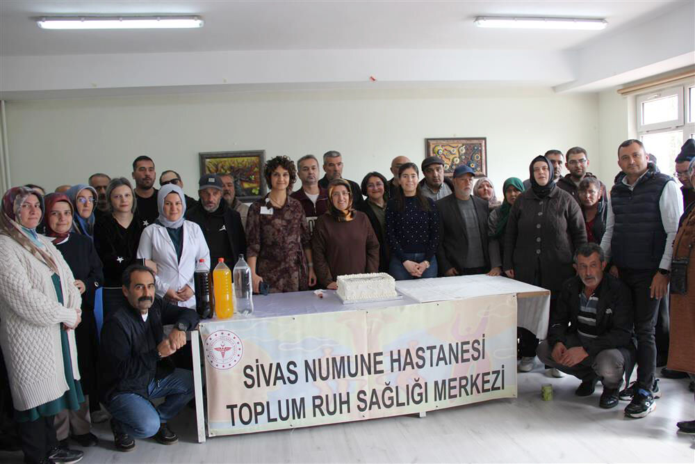 Sivas Numune Hastanesinde Dünya Ruh Sağlığı Günü etkinliği düzenlendi