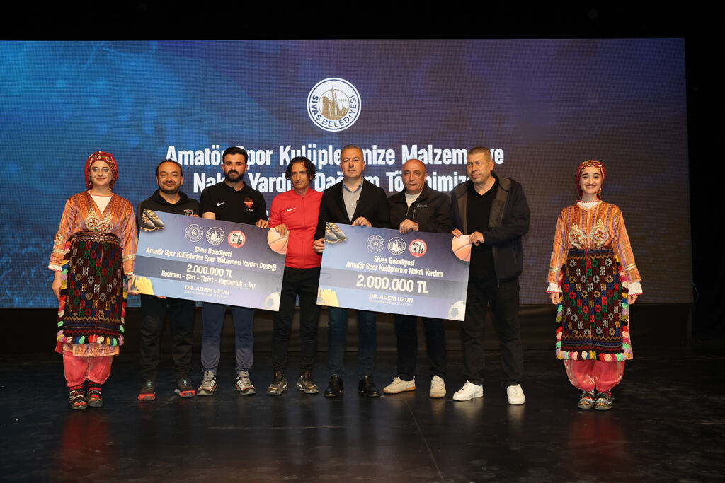 Sivas Belediyesinden amatör spor kulüplerine destek