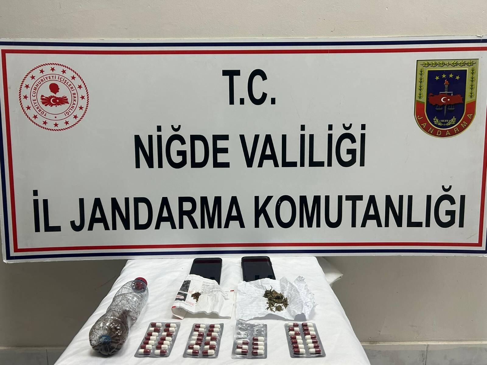 Niğde'de uyuşturucu operasyonlarında 3 şüpheli yakalandı