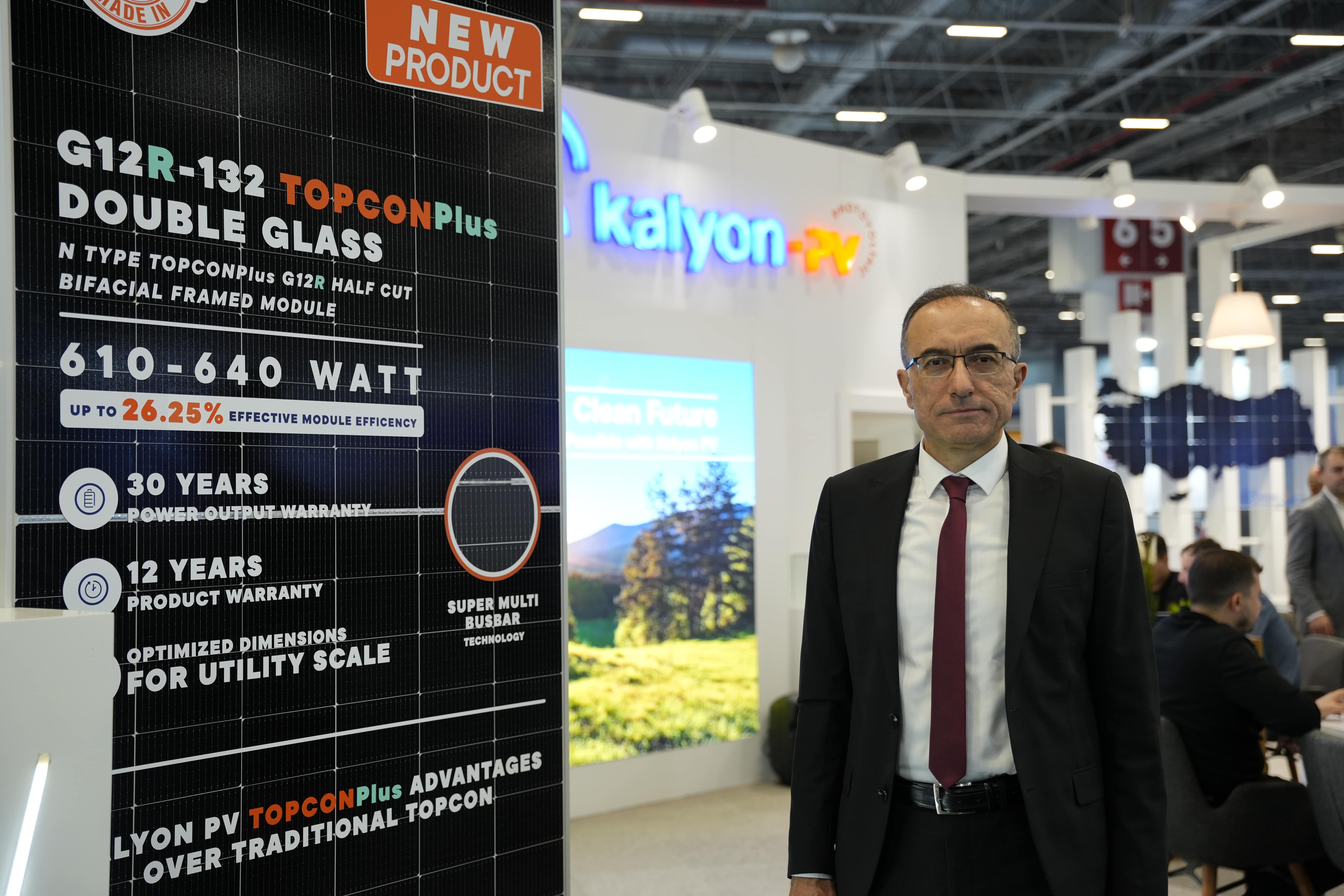 Kalyon PV, TOPCONPlus teknolojili güneş panelini EIF 2025'te tanıttı