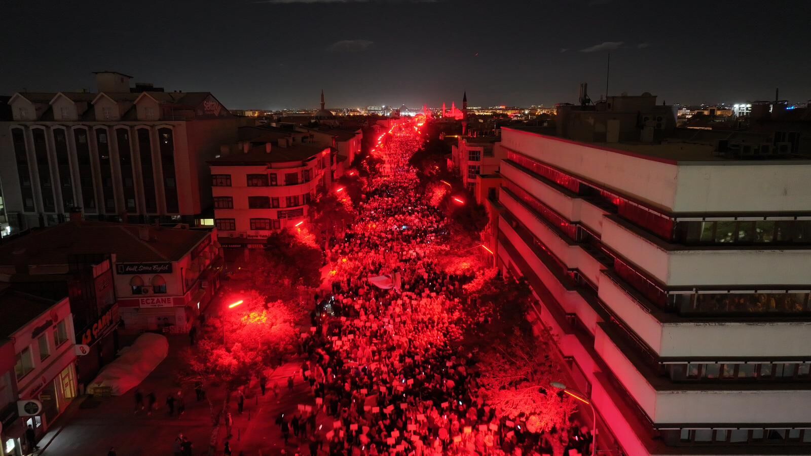 Konya'da İsrail'in Gazze'ye yönelik saldırıları protesto edildi