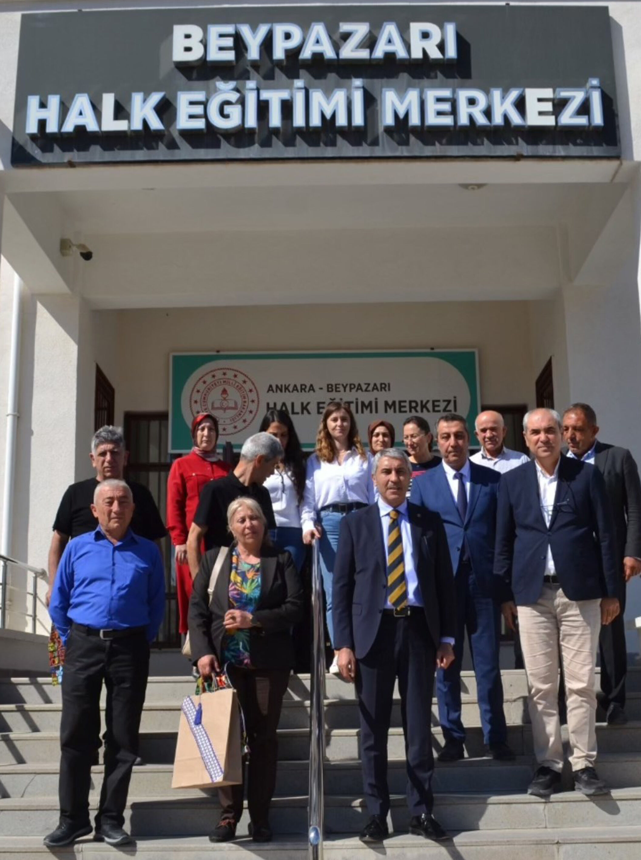 Beypazarı Kaymakamı Coşkun'dan Halk Eğitimi Merkezine ziyaret