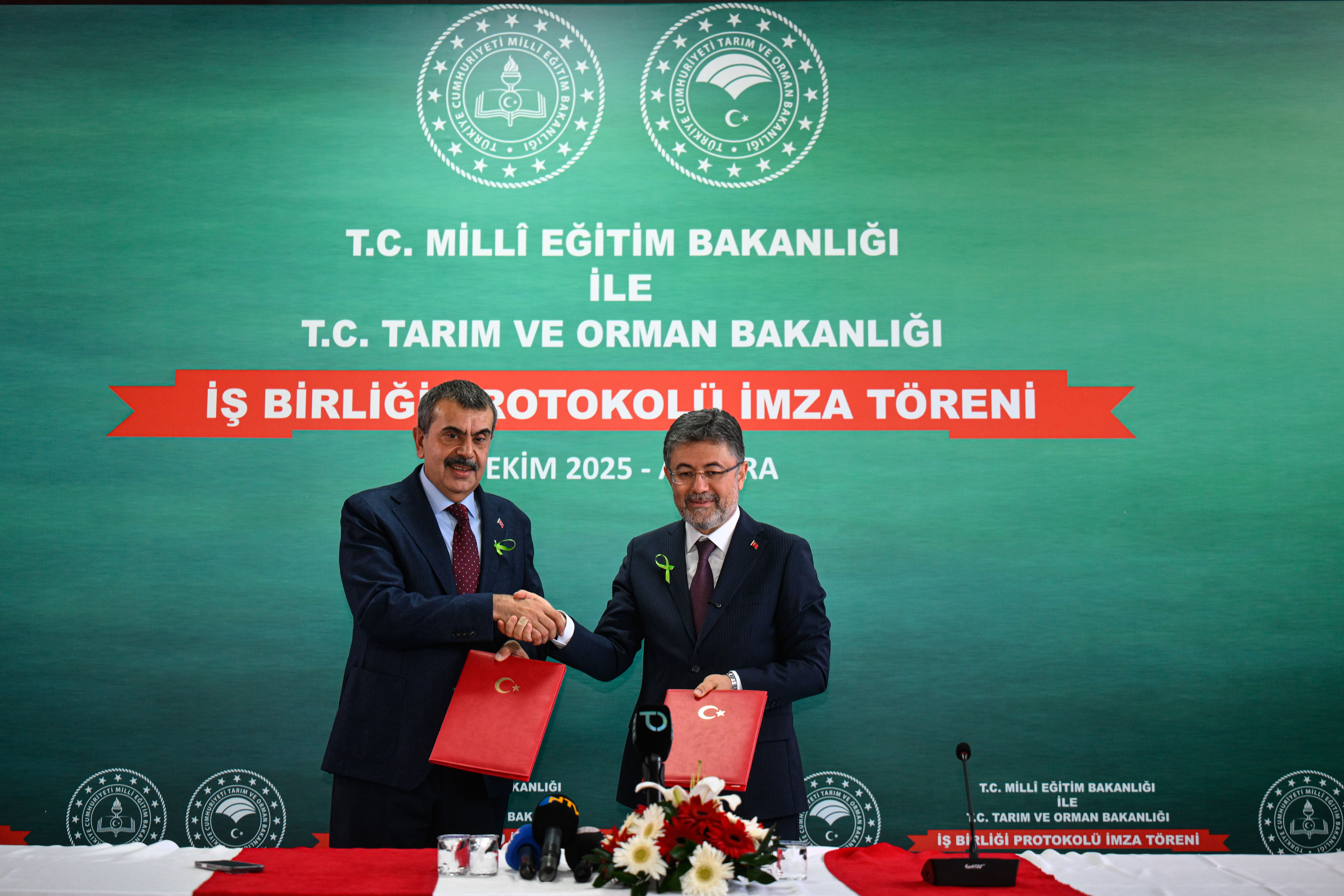 Milli Eğitim ile Tarım ve Orman bakanlıkları arasında 'çatı protokolü' imzalandı