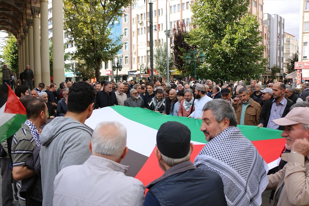 Eskişehir'de Filistin'e destek yürüyüşü düzenlendi