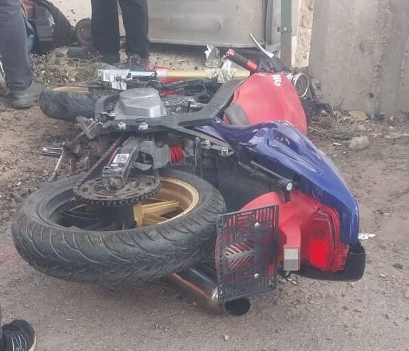 Beyşehir'de otomobille çarpışan motosiklet sürücüsü yaralandı