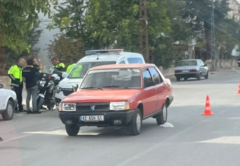 Beyşehir'de otomobilin çarptığı çocuk yaralandı