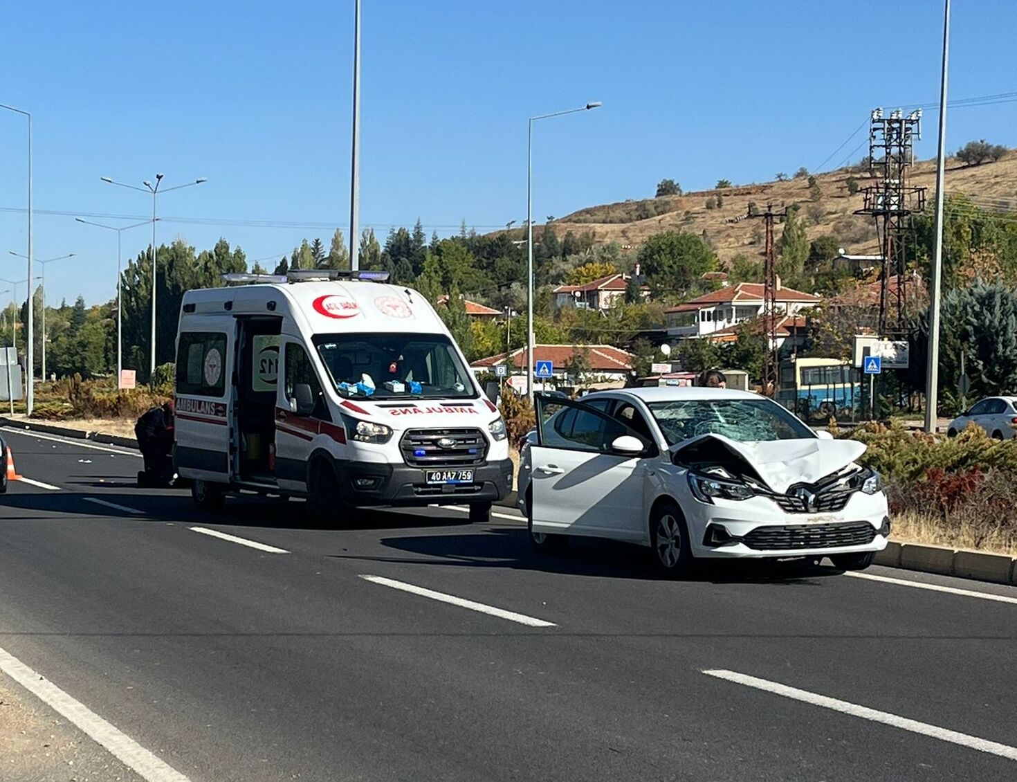Kırşehir'de otomobilin çarptığı yaya öldü