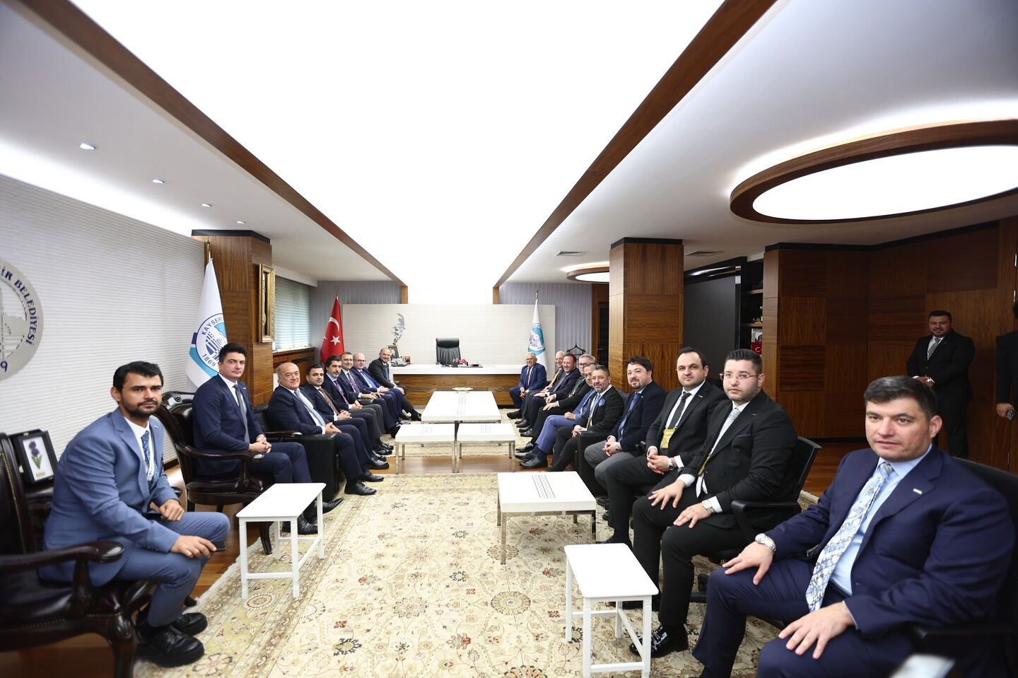 Başkan Büyükkılıç, MÜSİAD Genel Başkanı Özdemir'i ağırladı