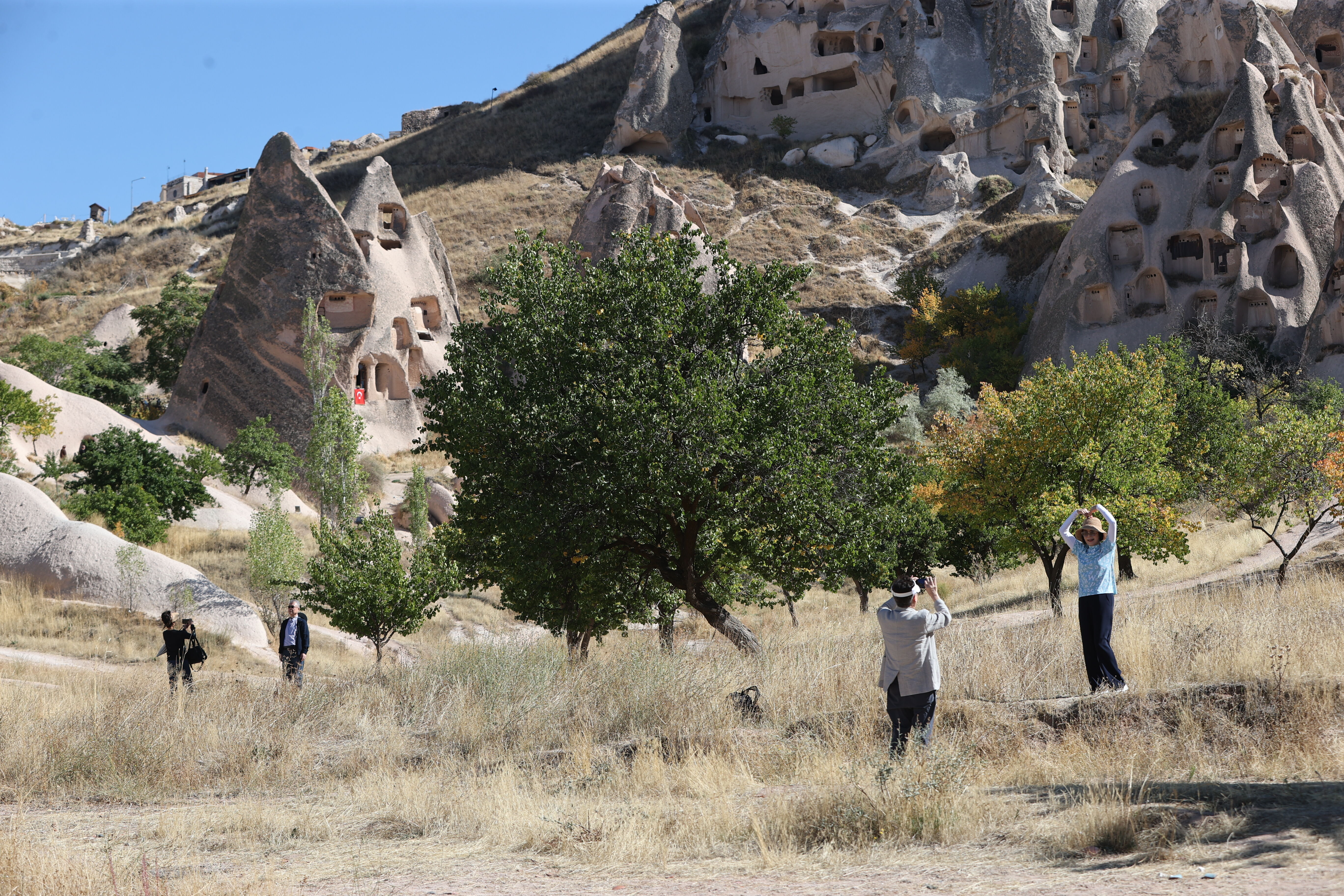 Çinli turistler 'Altın Hafta' tatilinde Kapadokya'yı hareketlendirdi