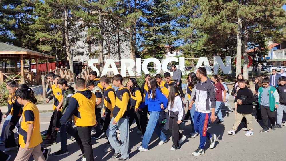 Sarıoğlan'da 'Dünya Yürüyüş Günü' etkinliği düzenlendi