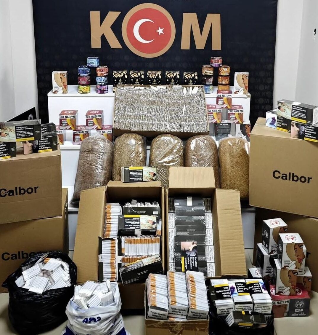 Kırşehir'de 70 bin makaron ve kaçak tütün ürünleri ele geçirildi