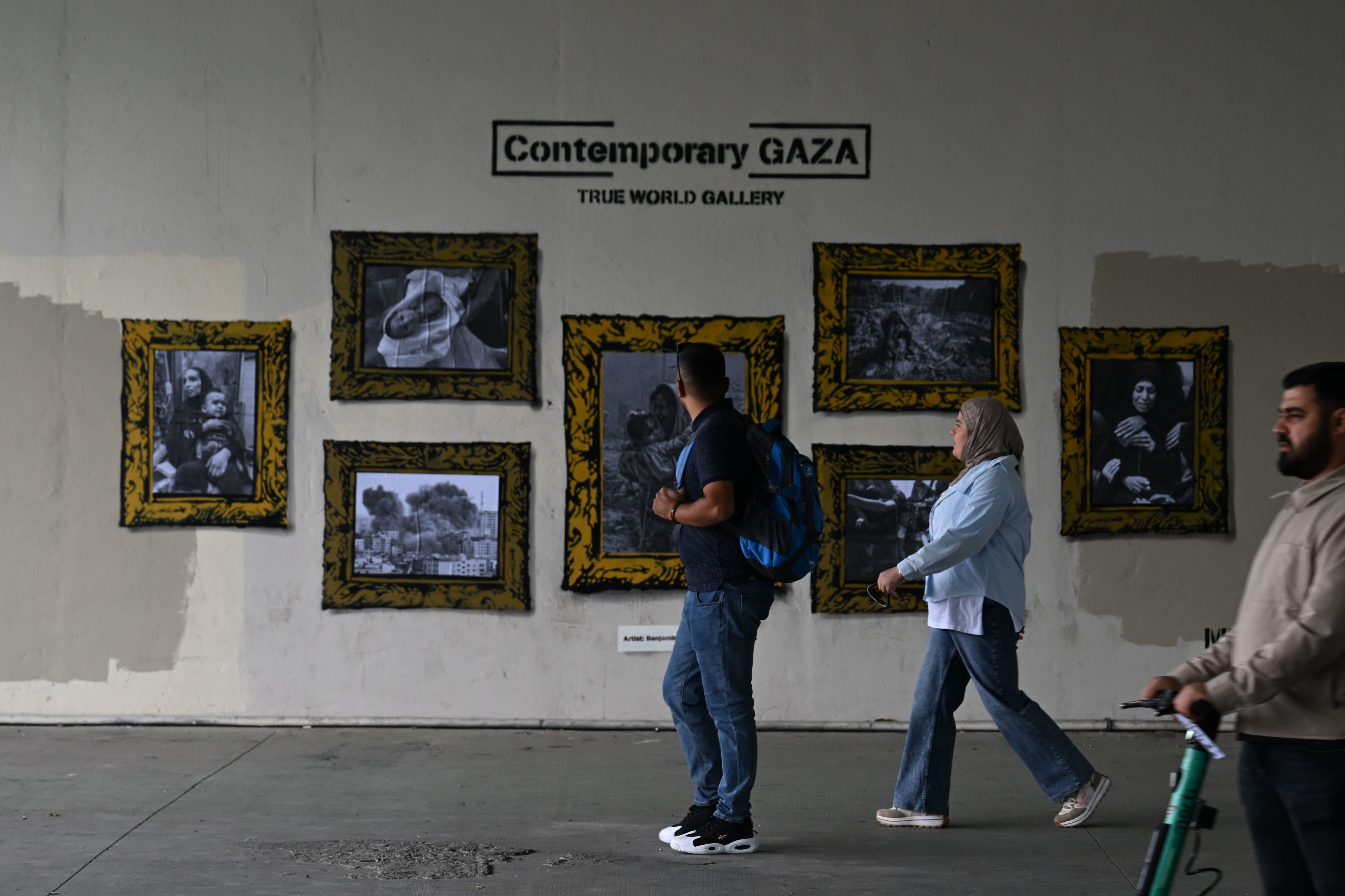 Contemporary İstanbul'da Gazze'nin işlenmemesine tepki gösteren grafiti sanatçısından 'Contemporary Gaza' sergisi