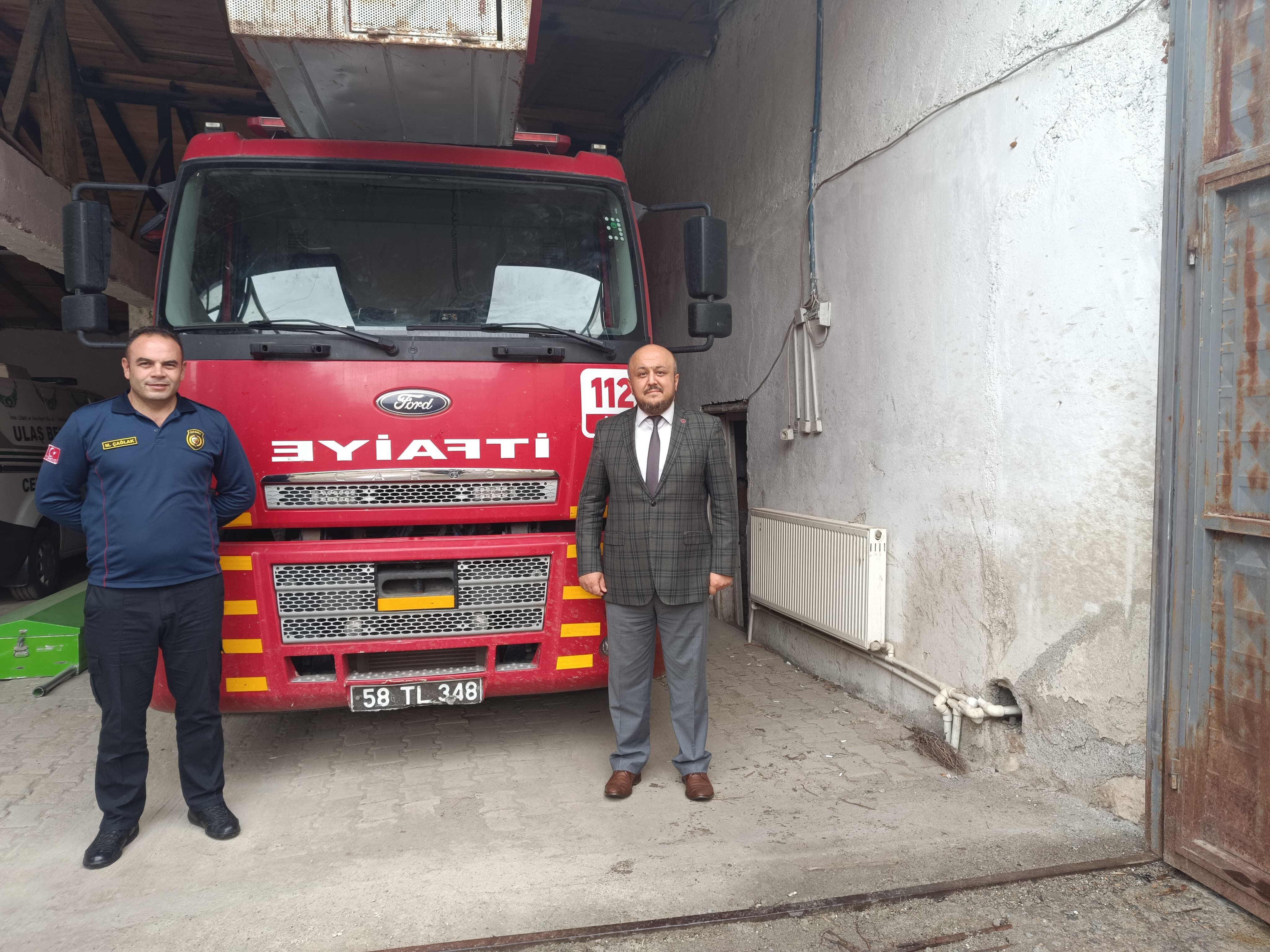 Ulaş Müftüsü İçli, İtfaiyeciler Haftası'nı kutladı