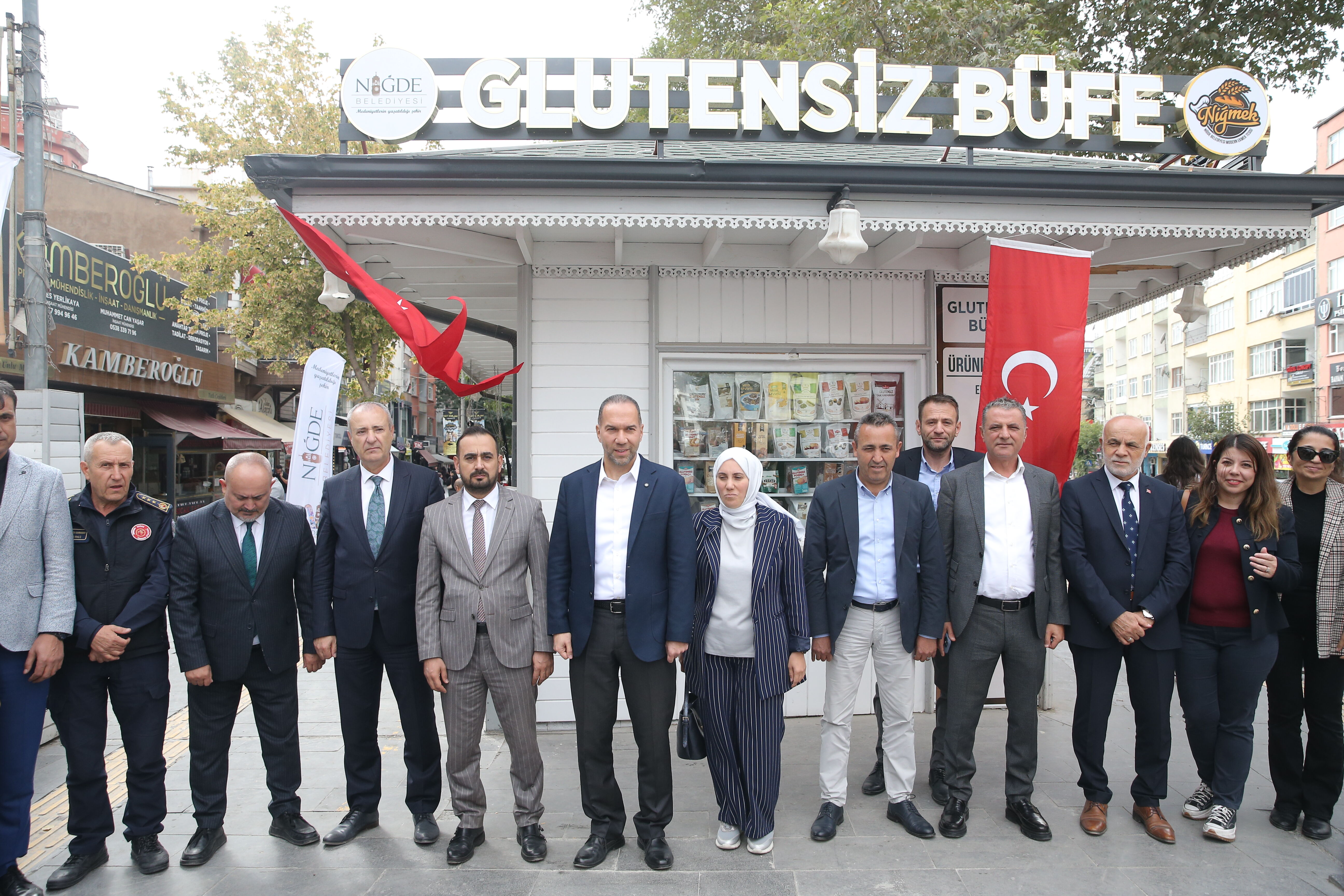 Niğde'de yapımı tamamlanan 'Glutensiz Büfe'nin açılışı yapıldı
