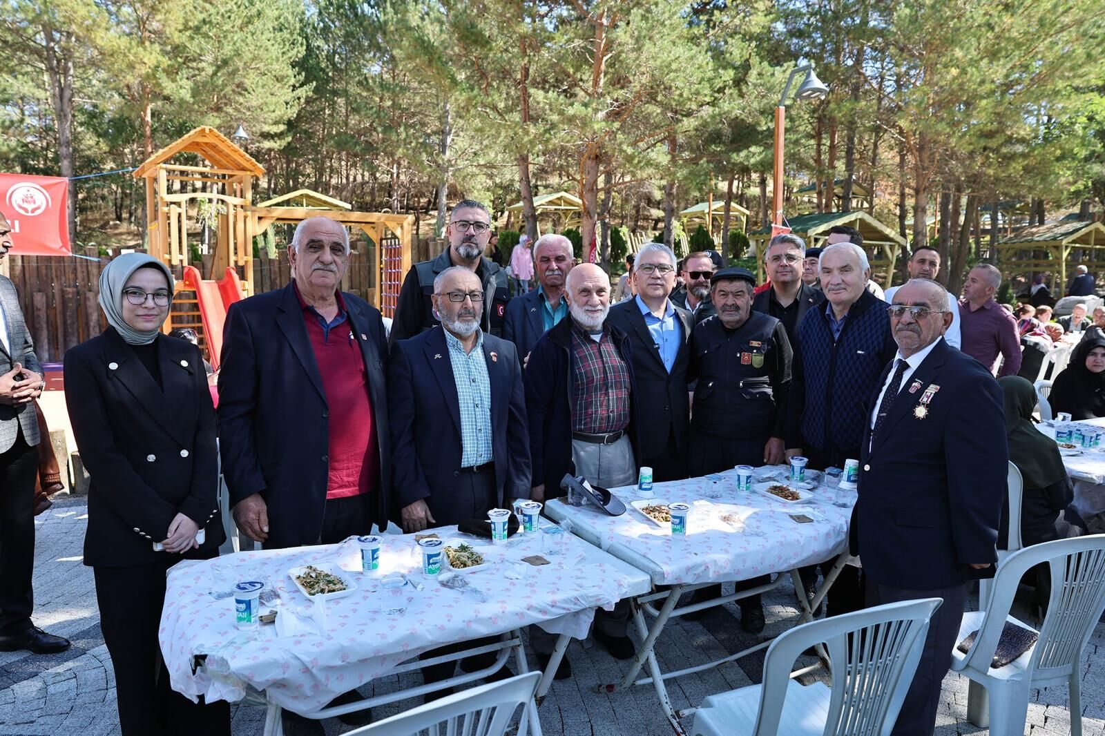 Sivas'ta şehit aileleri ve gaziler piknikte buluştu