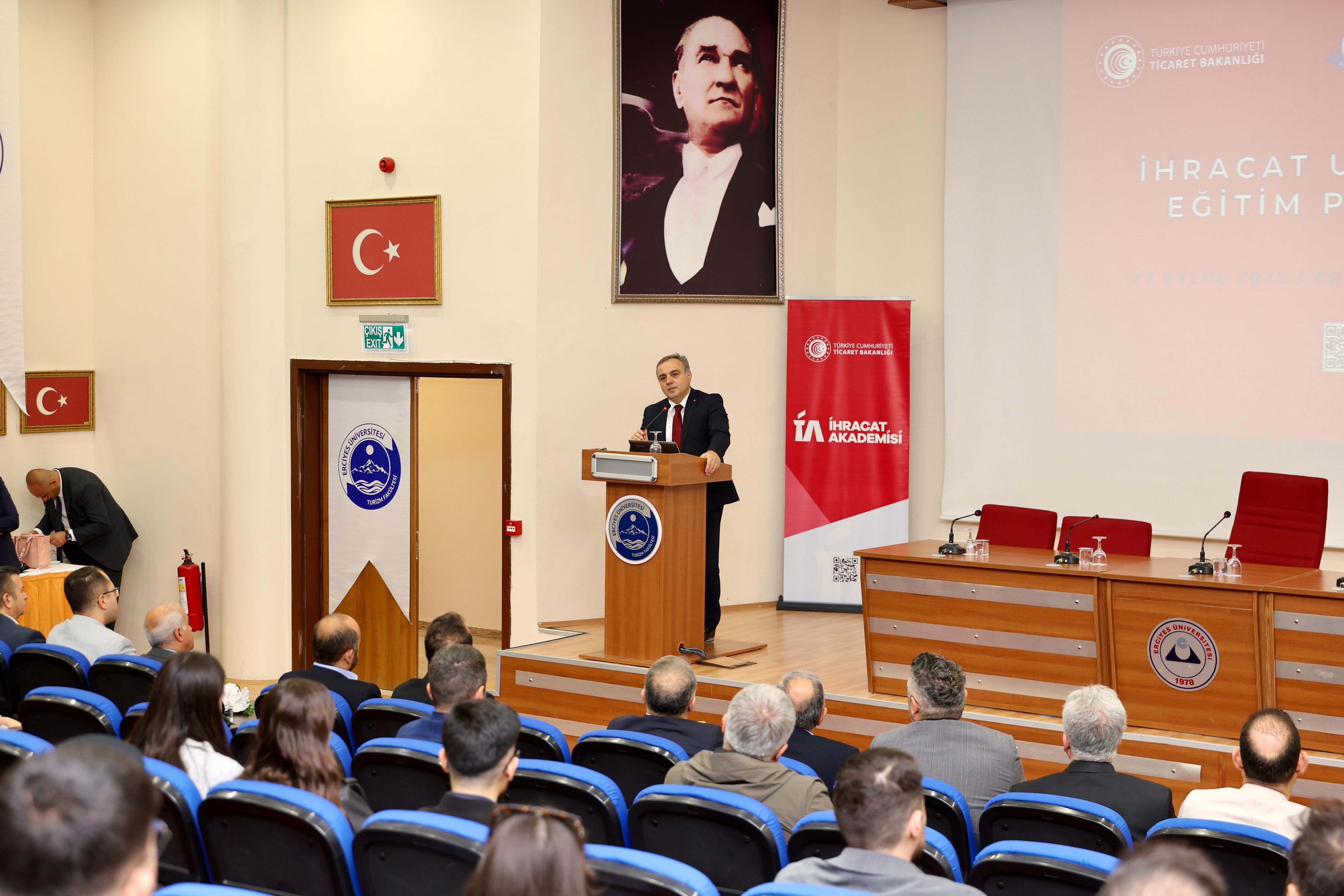 İhracat Akademisi ERÜ'de başladı