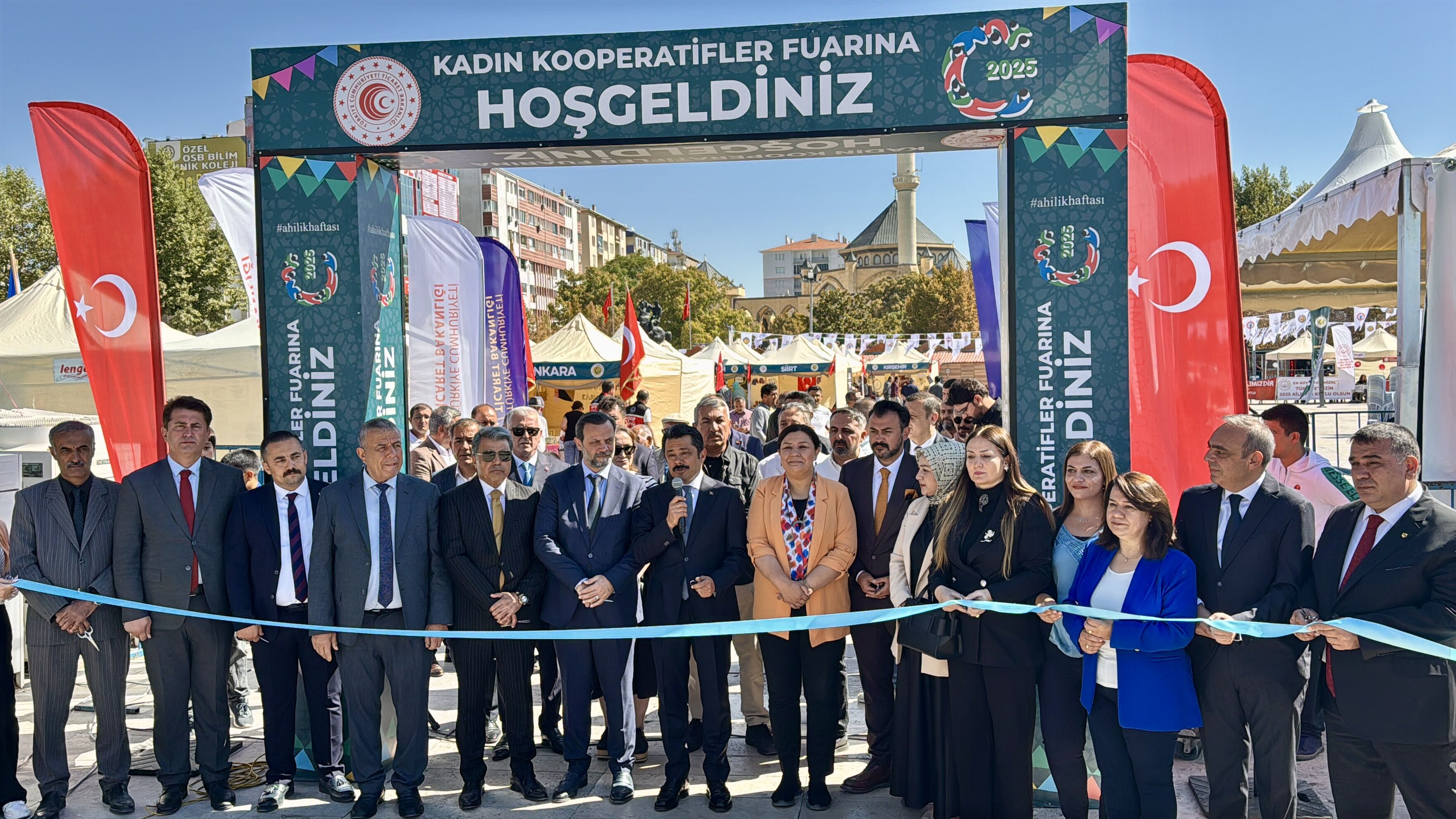 Kadın kooperatifleri Ahilik Haftası'nda Kırşehir'de buluşup stant açtı