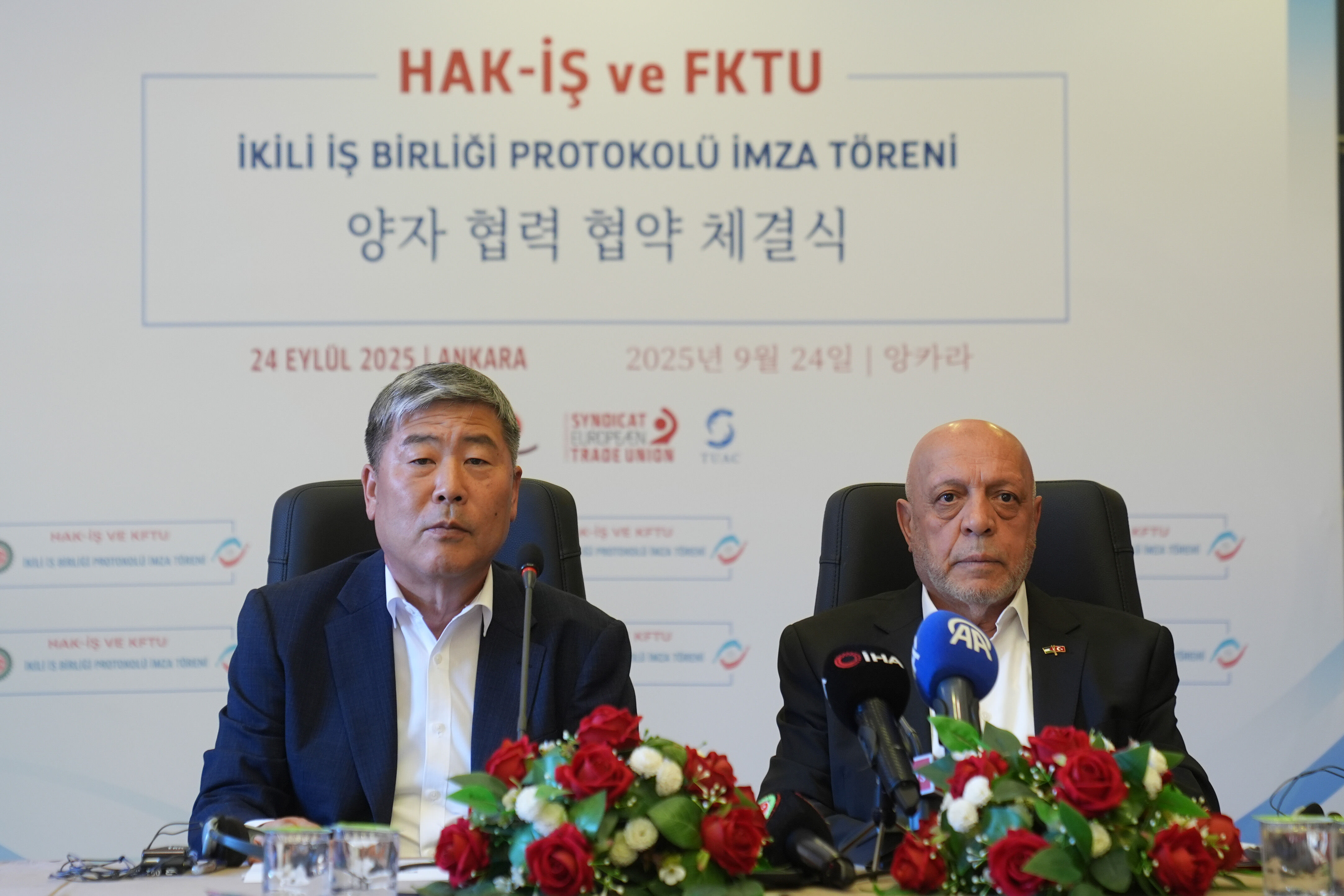 HAK-İŞ ile Kore Sendikalar Federasyonu arasında protokol imzalandı