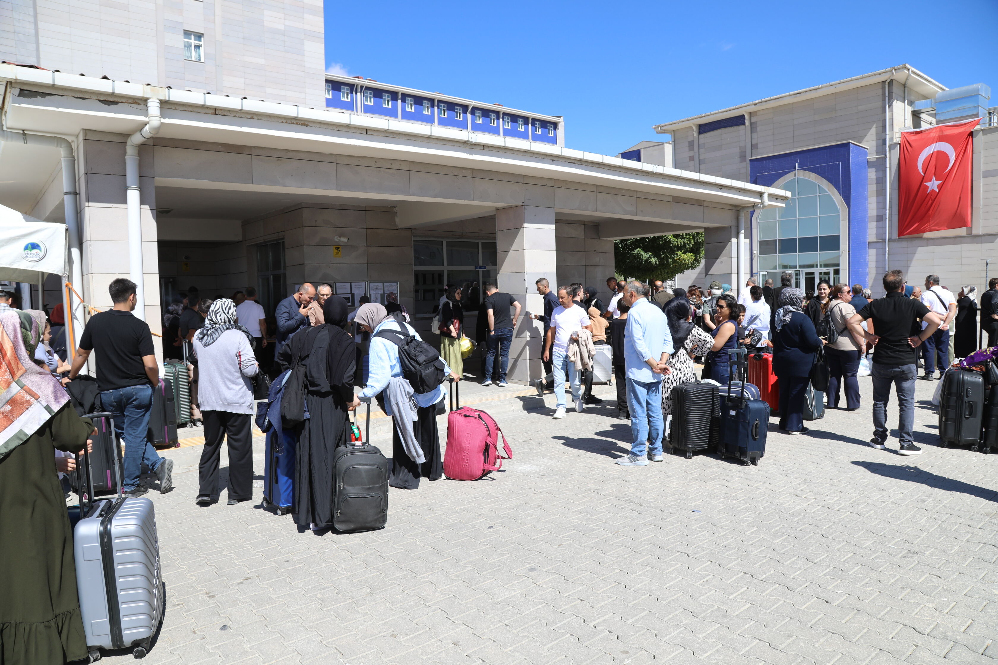 Çubuk ilçesine gelen üniversite öğrencileri için karşılama etkinliği düzenlendi