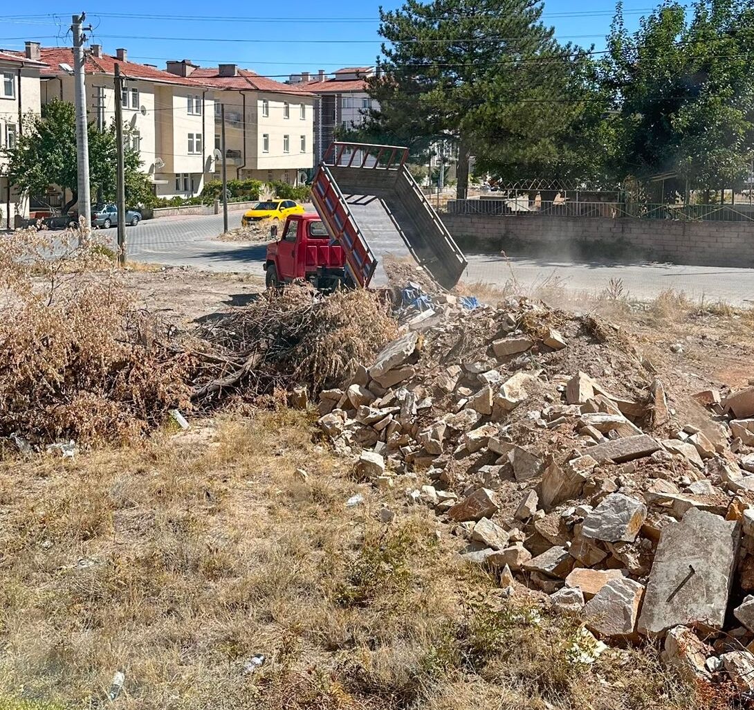 Kırşehir'de kaçak moloz dökümüne 32 bin lira ceza