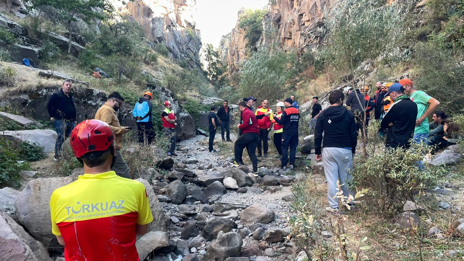 Kayseri'de Kırlangıç Vadisi'nde tırmanış esnasında düşen dağcı hayatını kaybetti