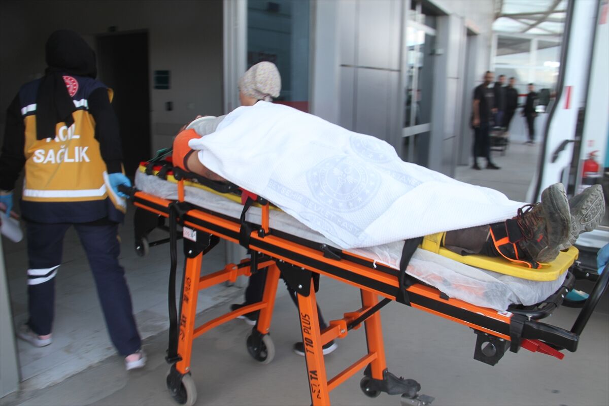 Beyşehir'de iş kazasında 1 kişi yaralandı