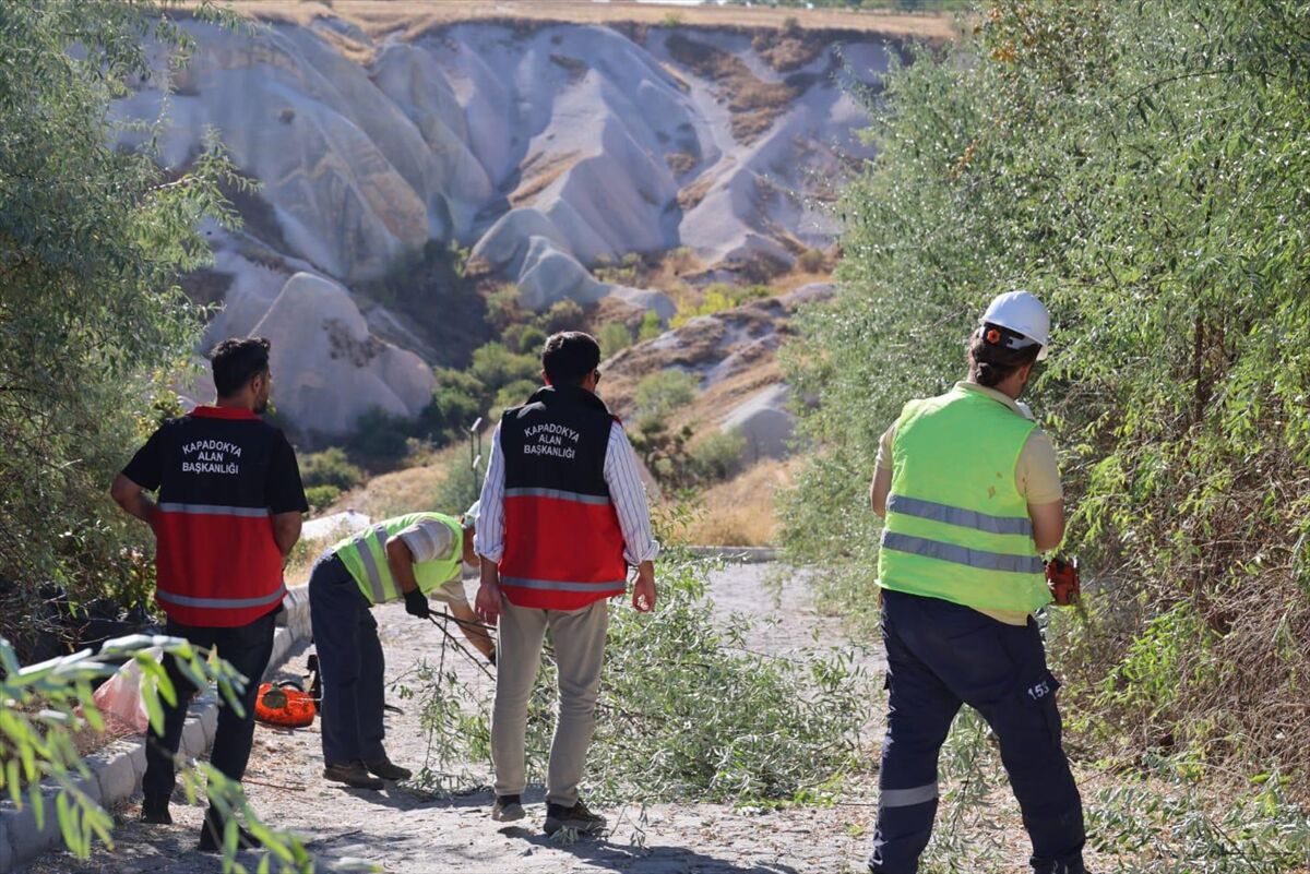 Kapadokya'daki vadilerde doğal dokuya uyumlu çevre düzenleme çalışması başlatıldı