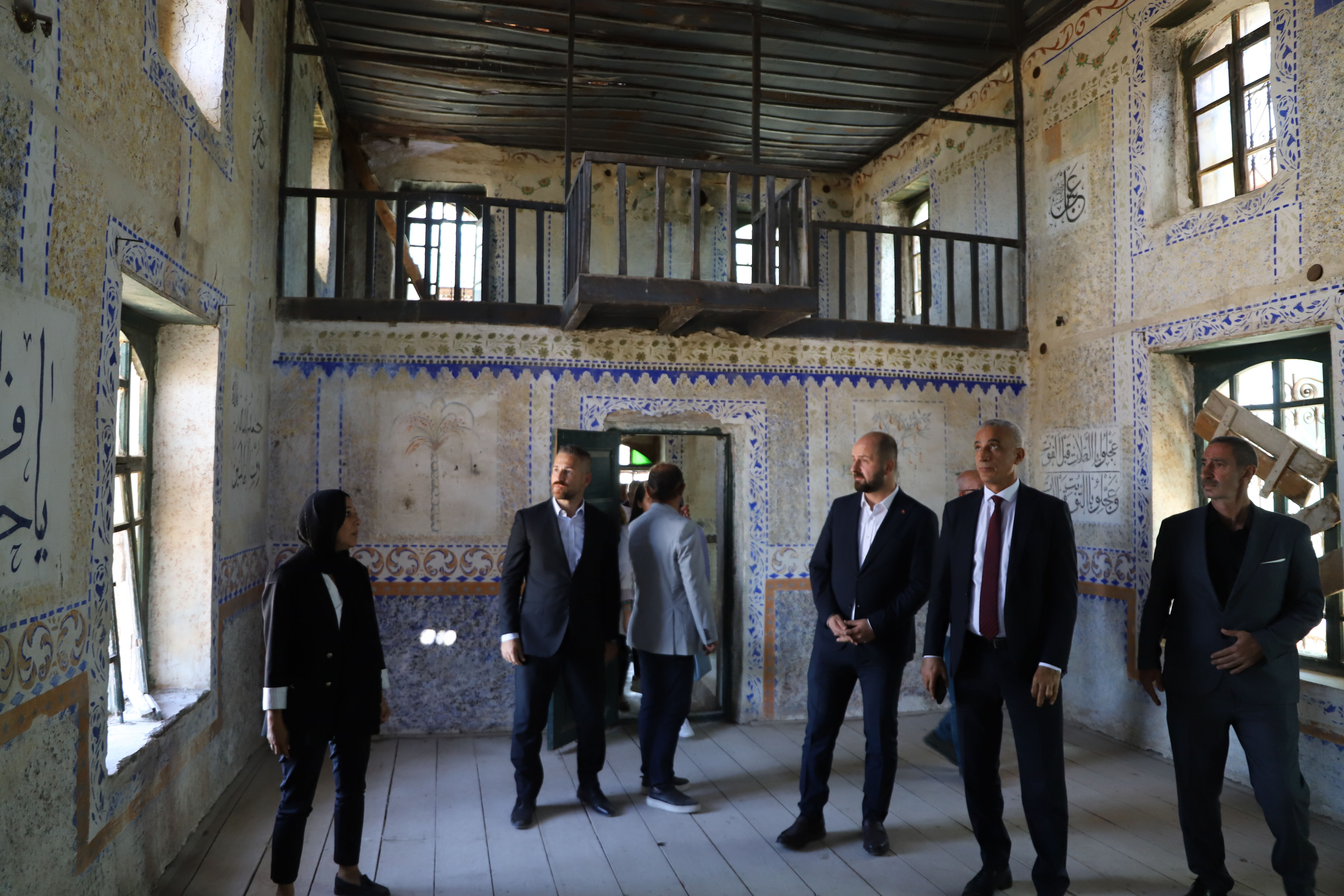 Gölbaşı'ndaki tarihi Yağlıpınar Eski Cami'nde restorasyon çalışması başladı