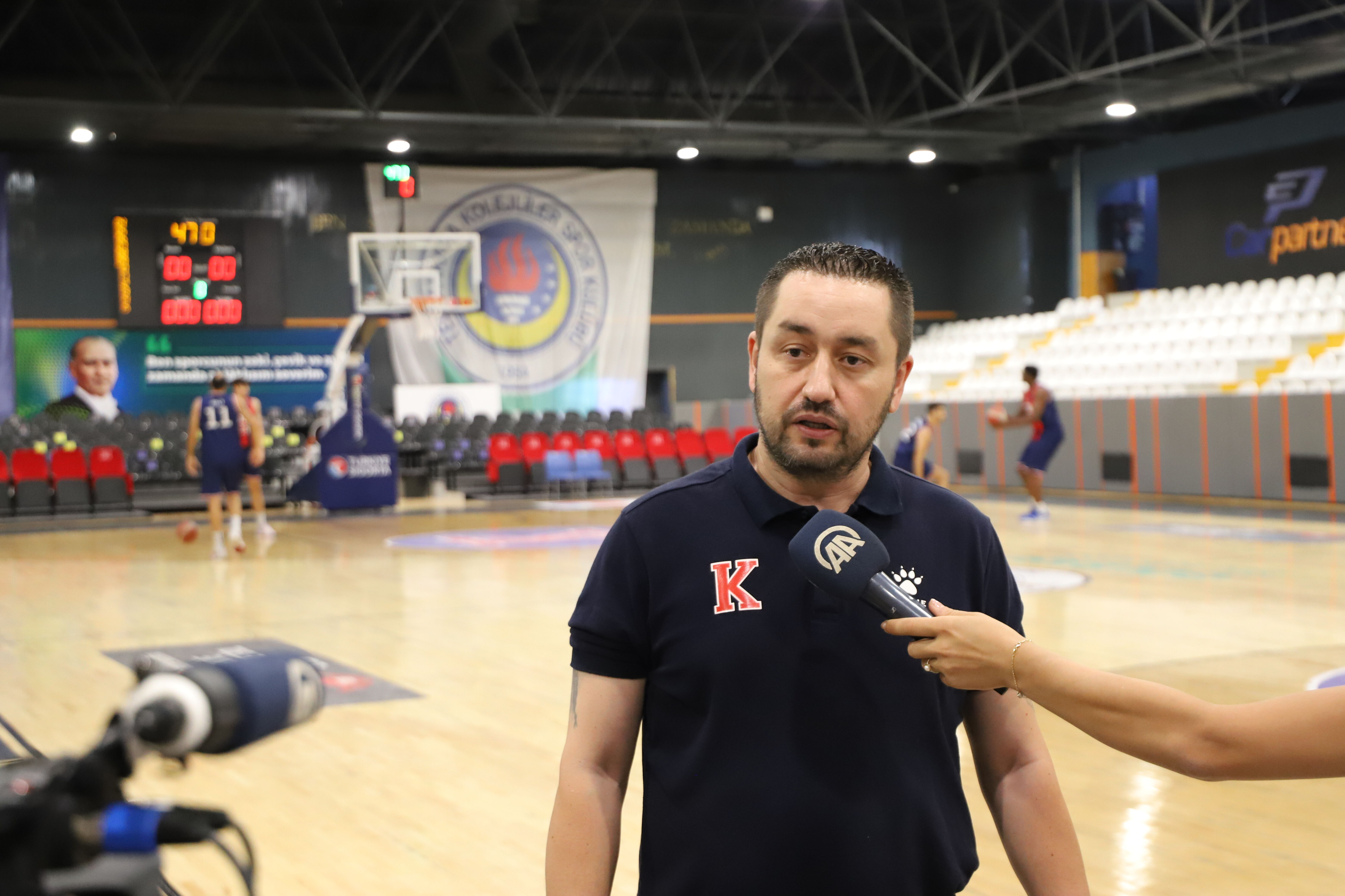 Türkiye Basketbol Ligi ekiplerinden TED Ankara Kolejliler yeni sezona hazır