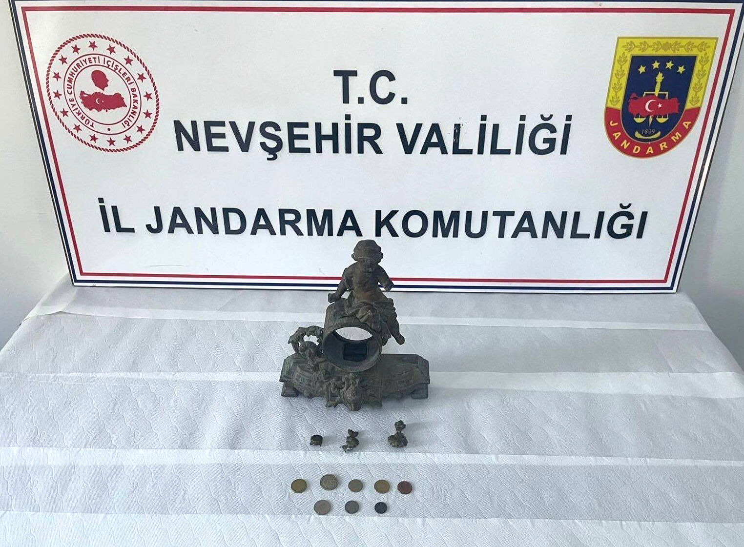 Nevşehir'de tarihi eser kaçakçılığı operasyonunda 1 şüpheli yakalandı