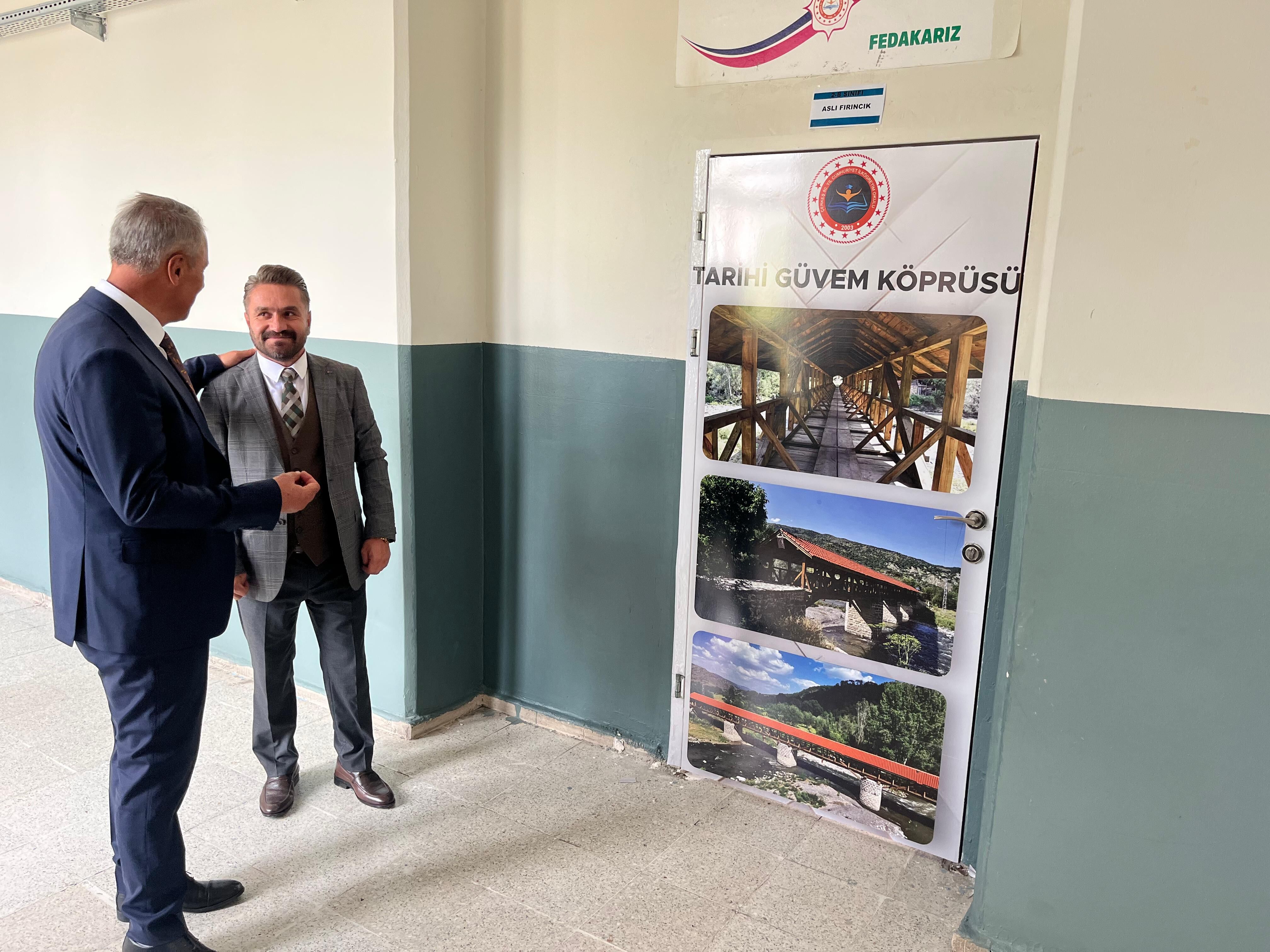 Çerkeş'in tarihi ve turistik mekanları okul kapılarında gelecek nesillere aktarılıyor